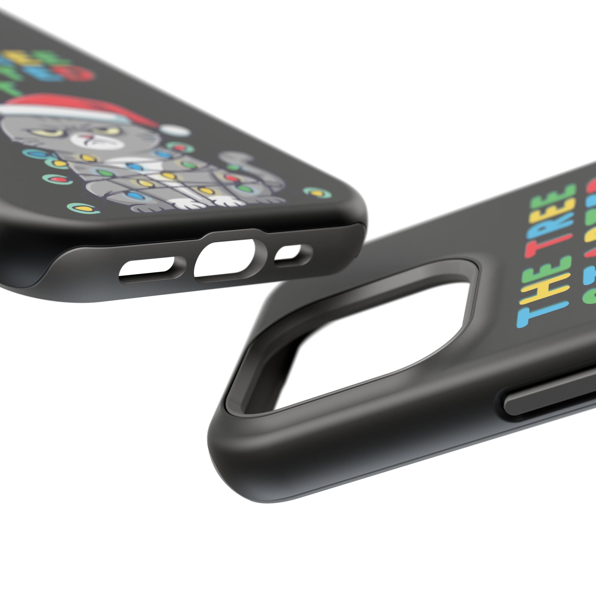 Christmas Funny Cat Case | iPhone Samsung | Christmas Phone Case