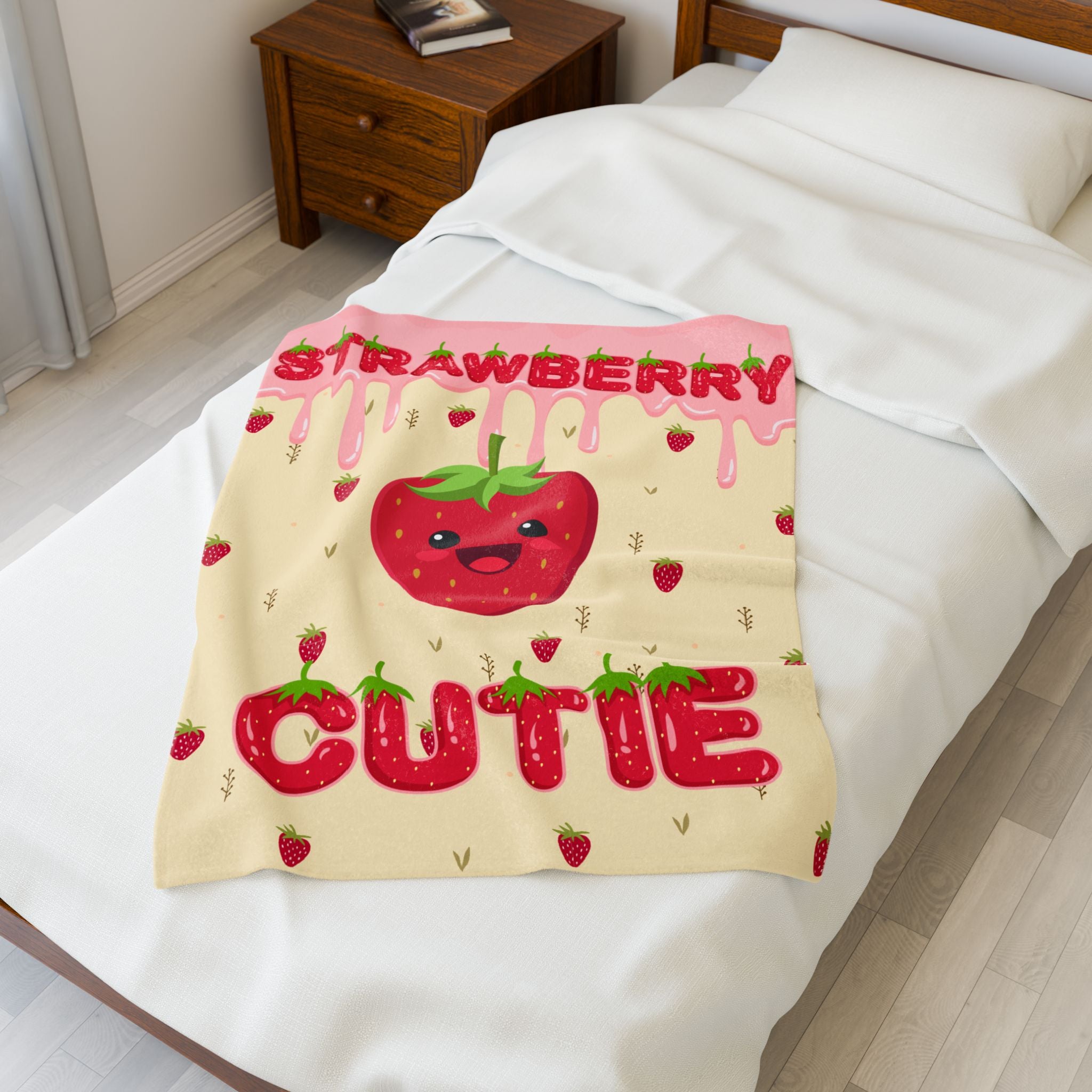 Strawberry Cutie | Baby | Plush Blanket