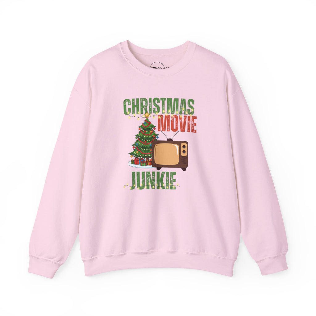 Christmas Movie Junkie | Adult Unisex | Crewneck Sweatshirt