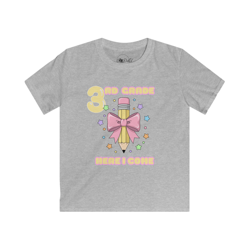 Third Grade Here I Come | Youth Unisex | School T-Shirt
