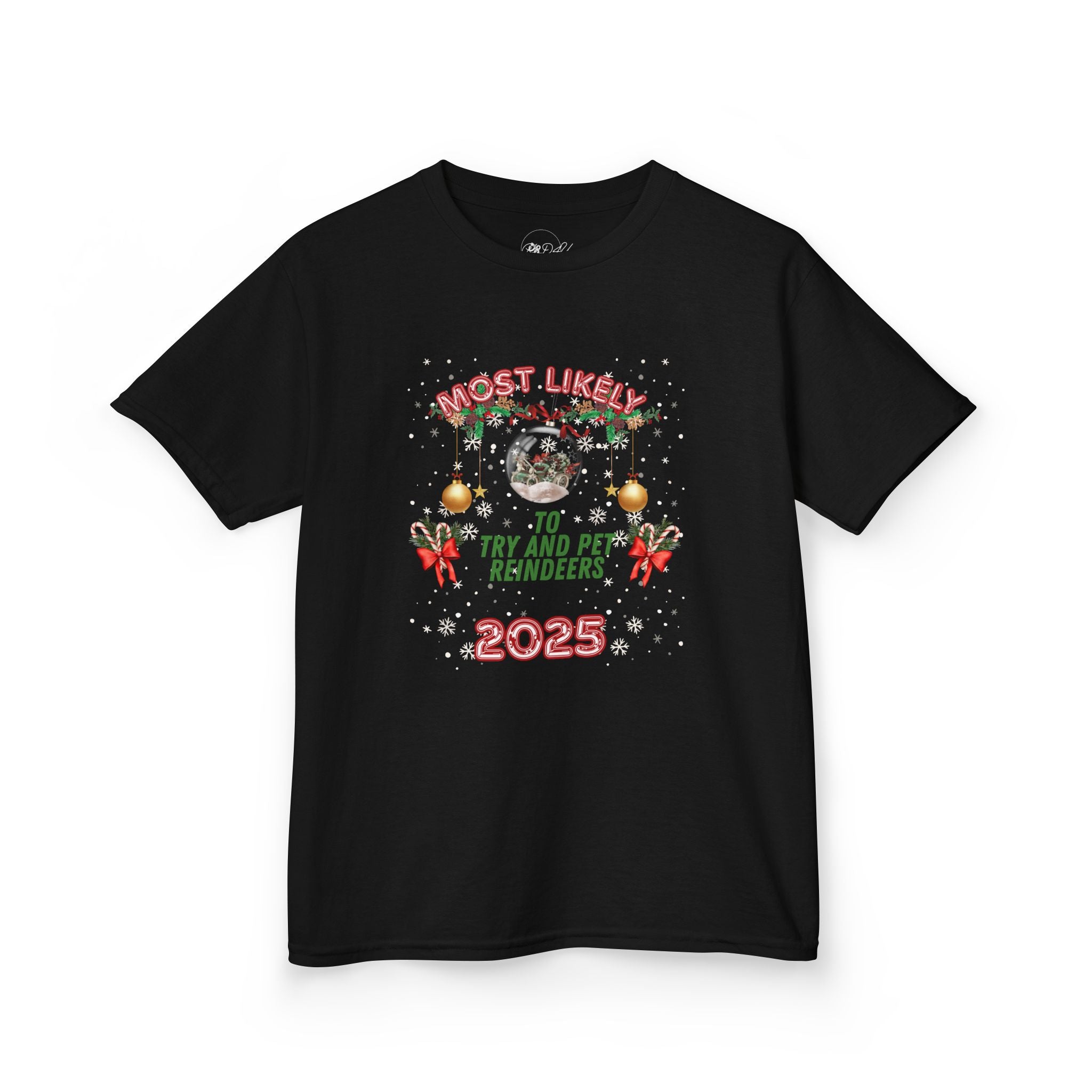 Most Likely To.. Pet Reindeer | Youth Unisex | Christmas T-Shirt