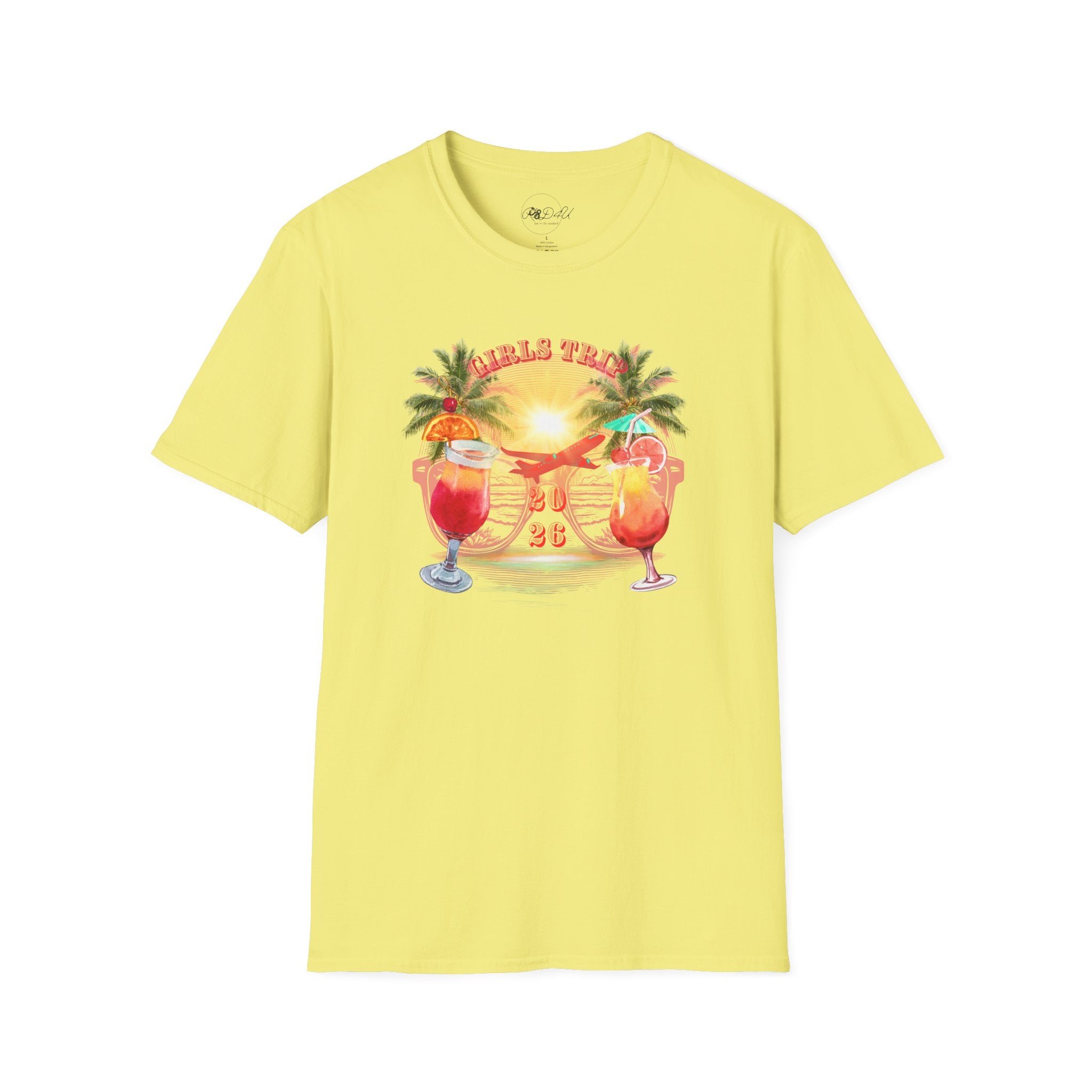 2026 Girls Tropical Trip | Adult Soft Style Unisex | Vacation T-Shirt