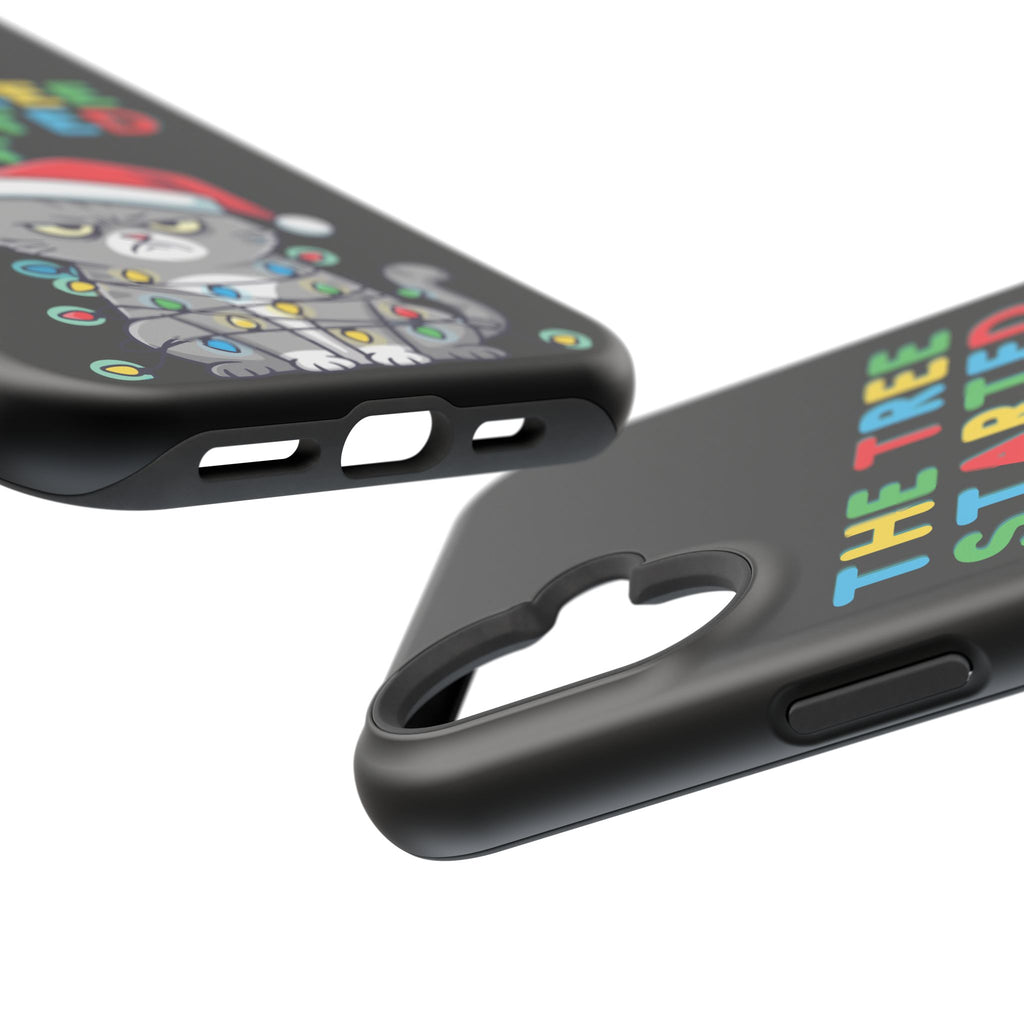 Christmas Funny Cat Case | iPhone Samsung | Christmas Phone Case