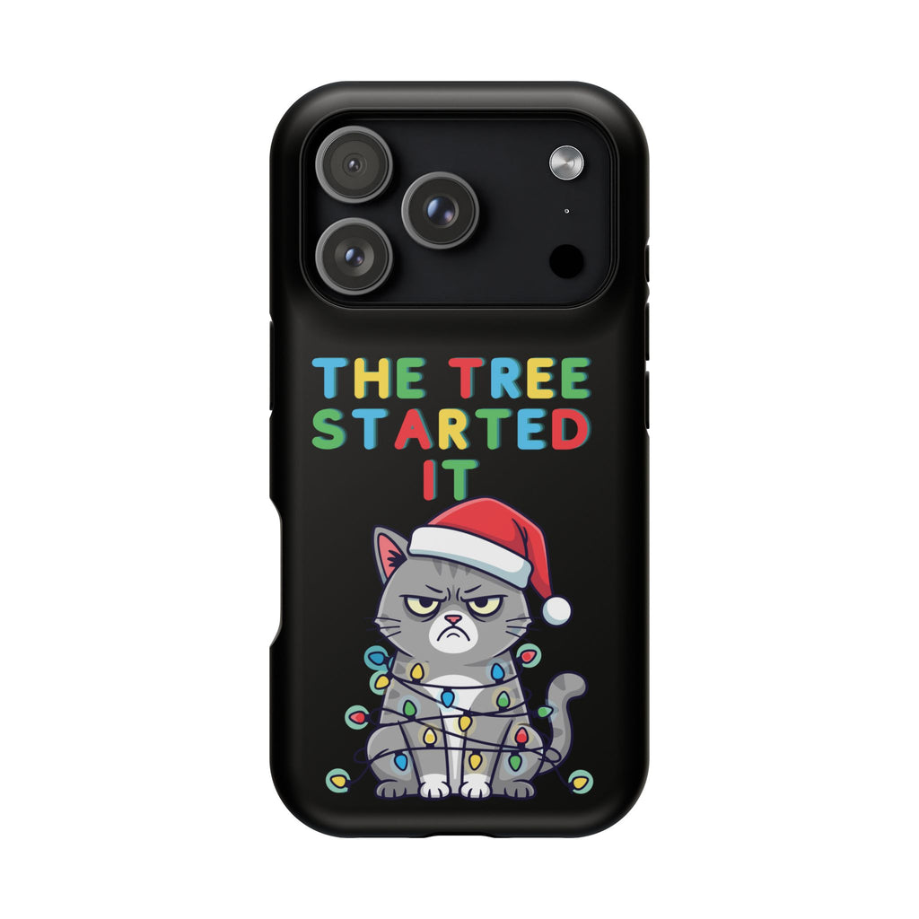 Christmas Funny Cat Case | iPhone Samsung | Christmas Phone Case