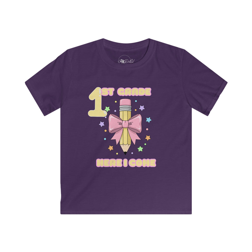 First Grade Here I Come | Youth Unisex | School T-Shirt