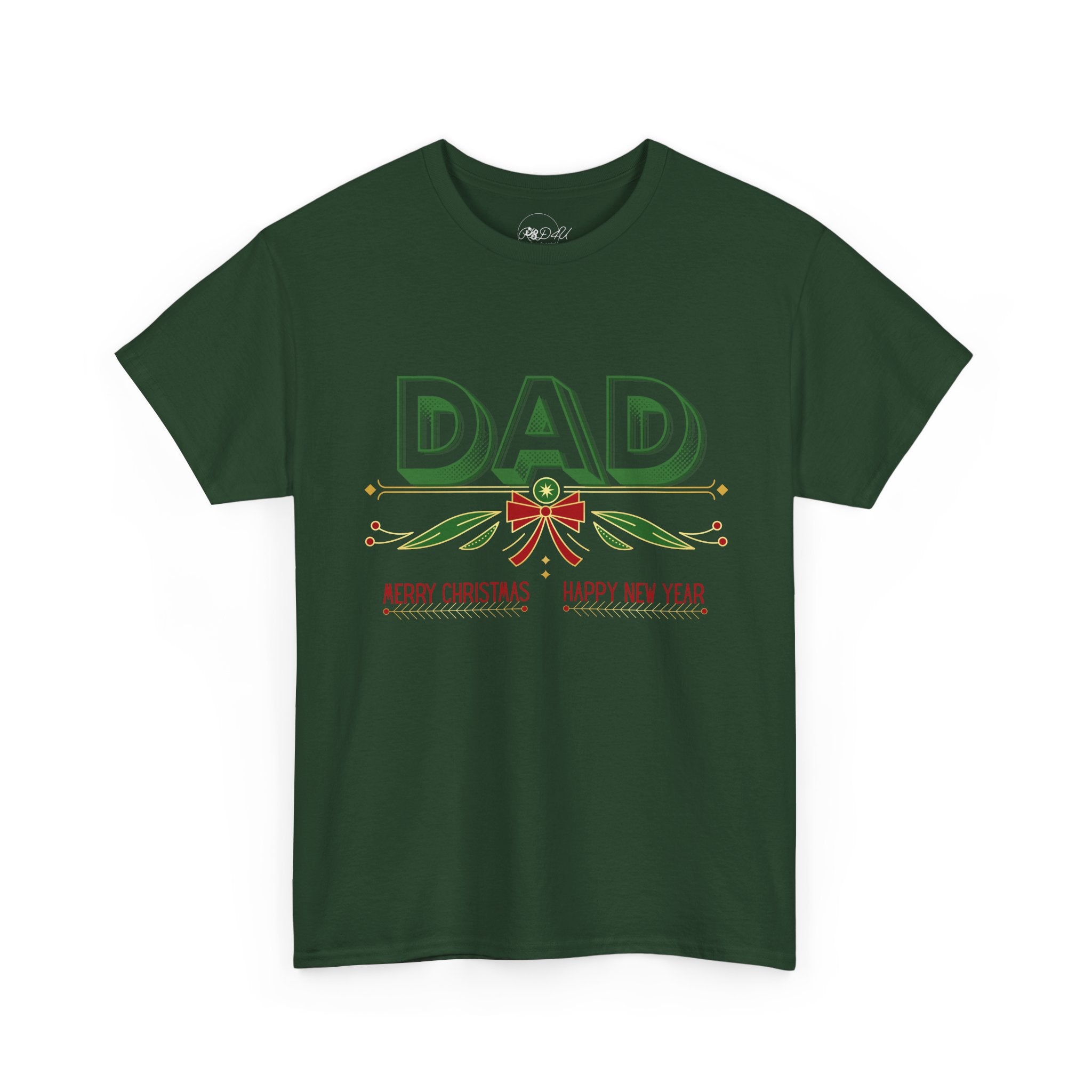 Dad The Chocolate Fairy | Adult Unisex | Minimalist Christmas T-Shirt