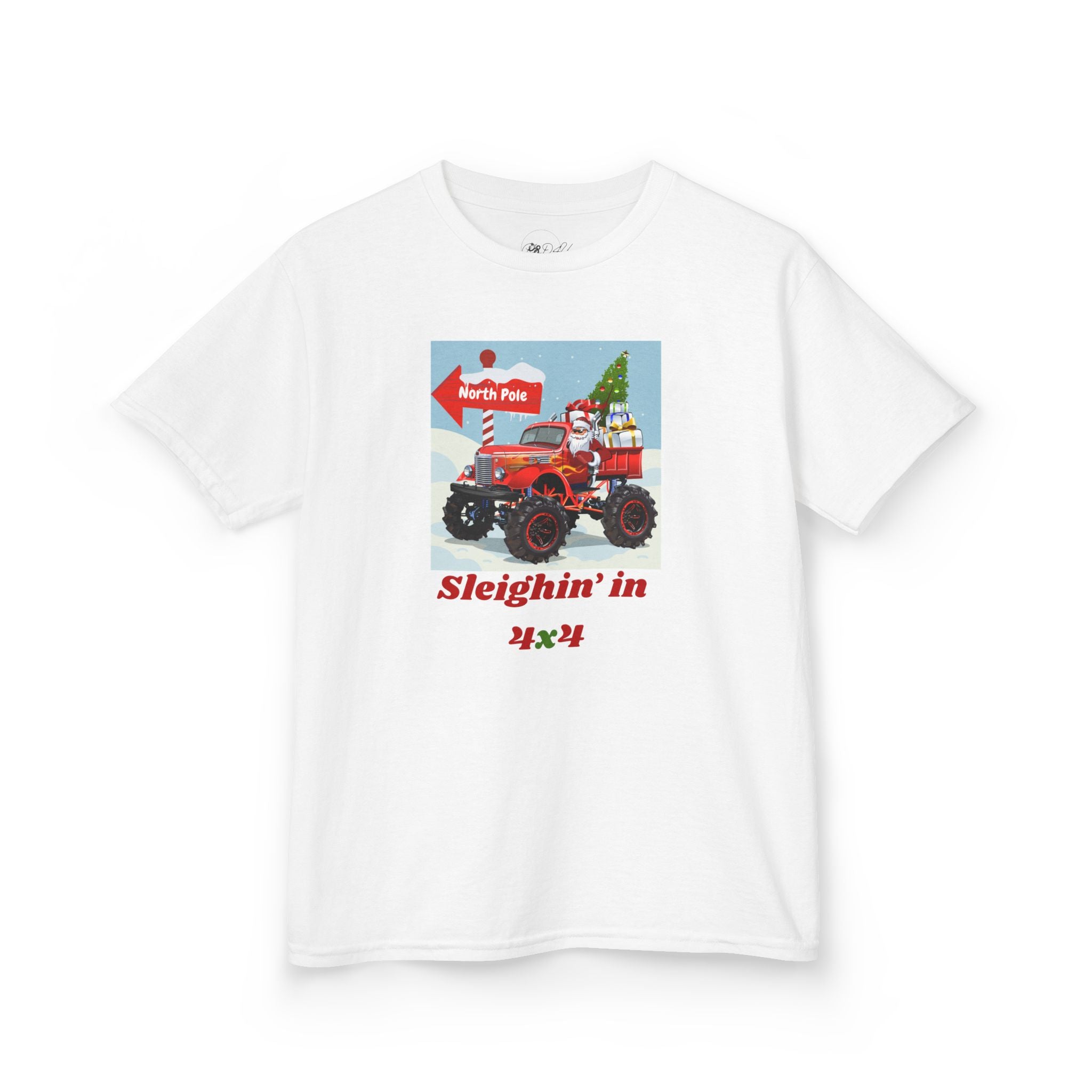 4x4 Sleighin | Youth Unisex | Christmas T-Shirt