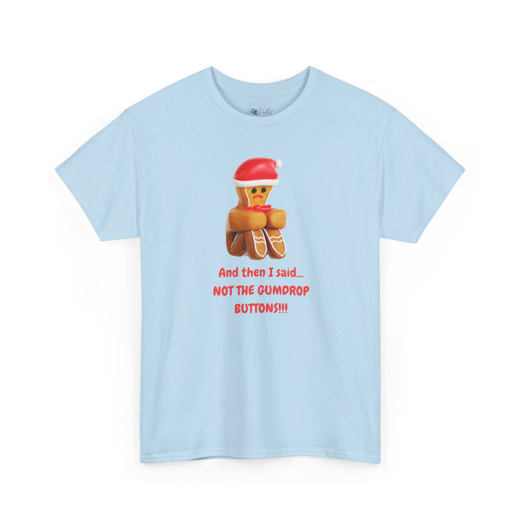 Gumdrop Button Gingerbread | Adult Unisex | Christmas T-Shirt