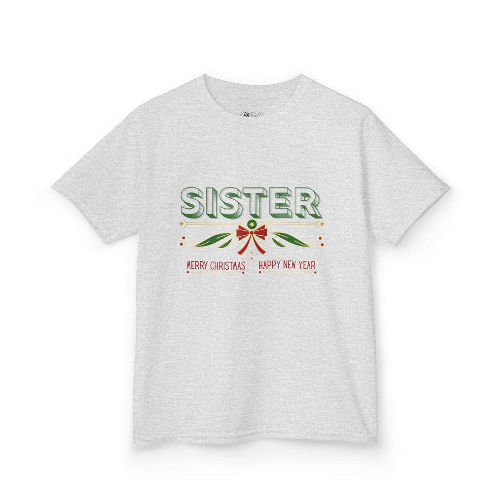 Sister The Chocolate Nutcracker | Youth Unisex | Minimalist Christmas T-Shirt