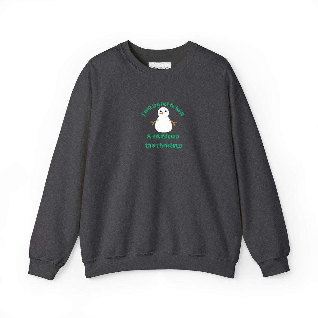 Meltdown Snowman | Adult Unisex | Christmas Sweatshirt