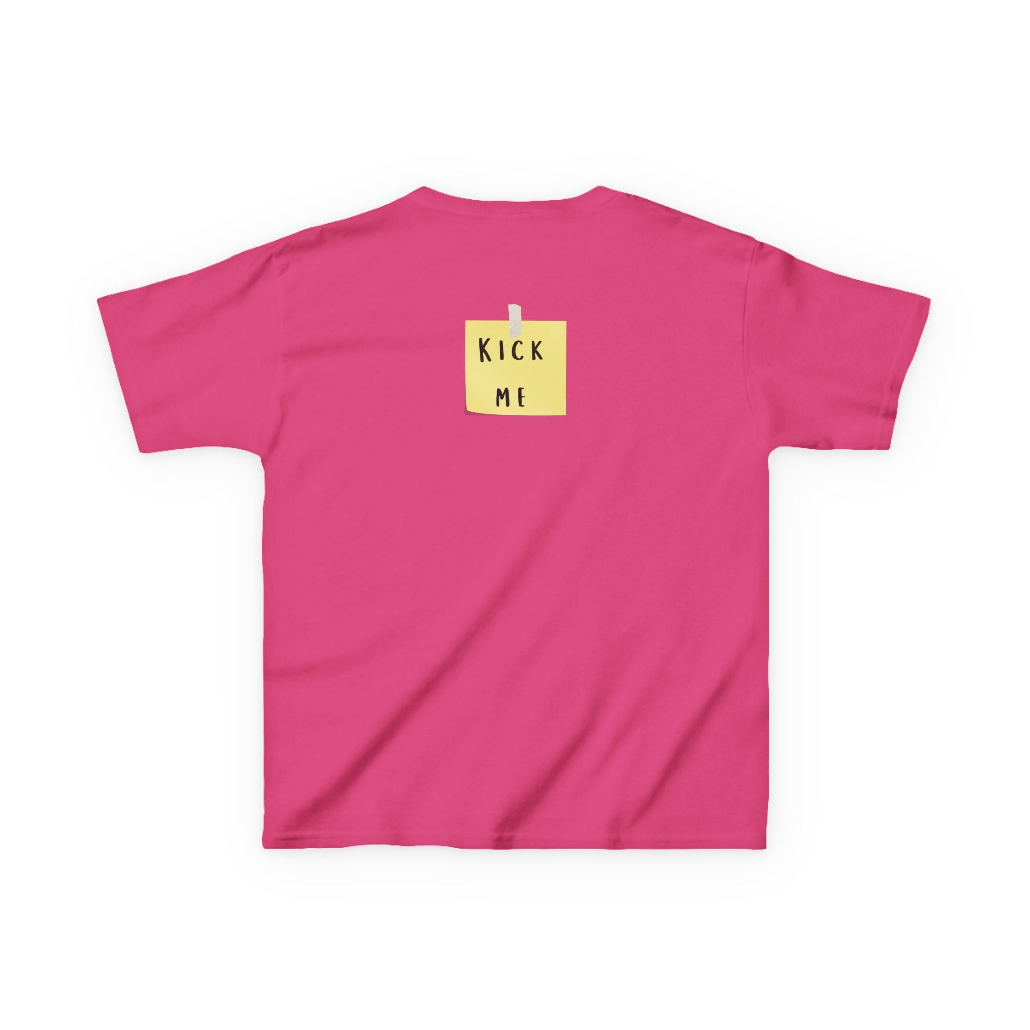 Kick Me Taped To Back | Youth Unisex | Funny T-Shirt