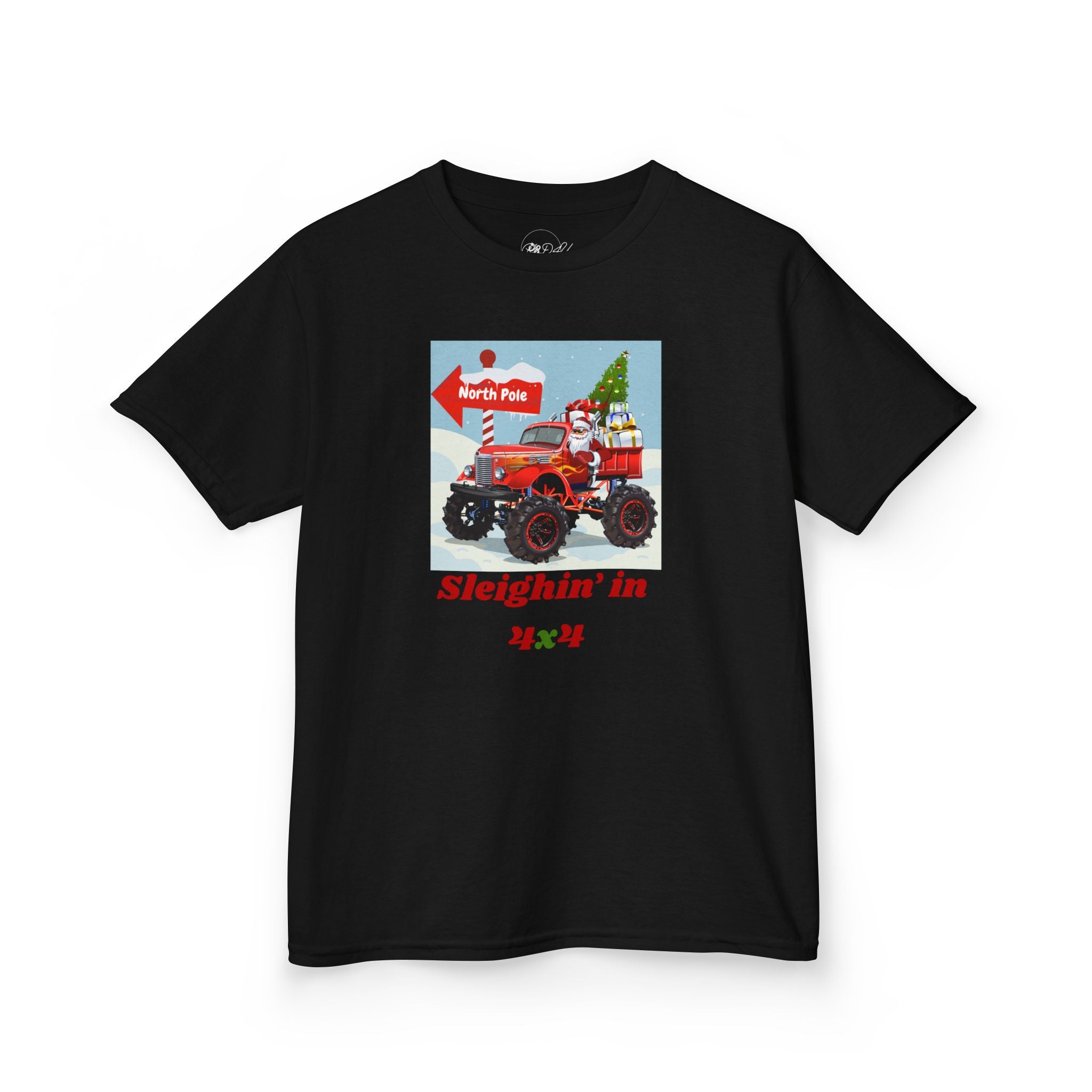 4x4 Sleighin | Youth Unisex | Christmas T-Shirt