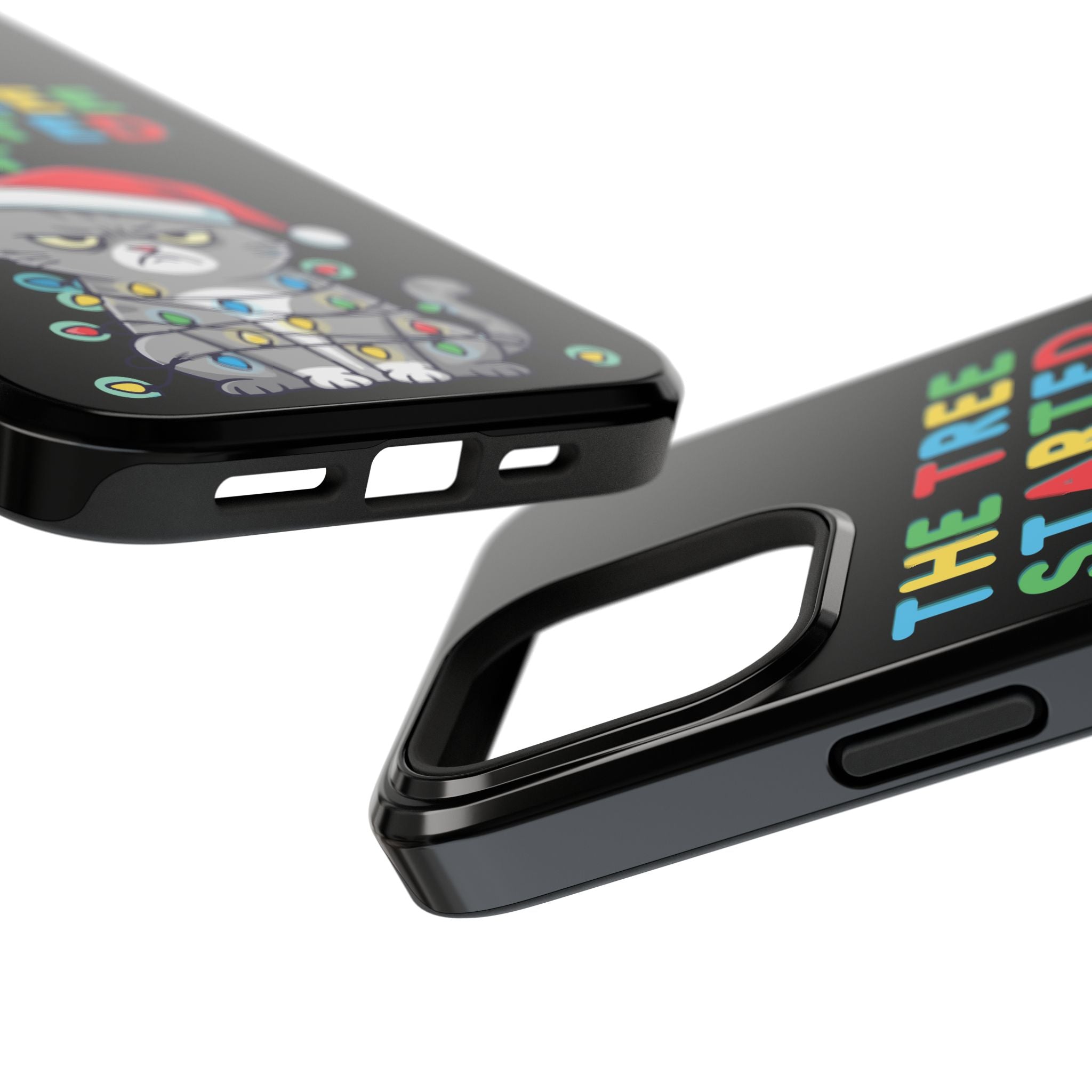 Christmas Funny Cat Case | iPhone Samsung | Christmas Phone Case