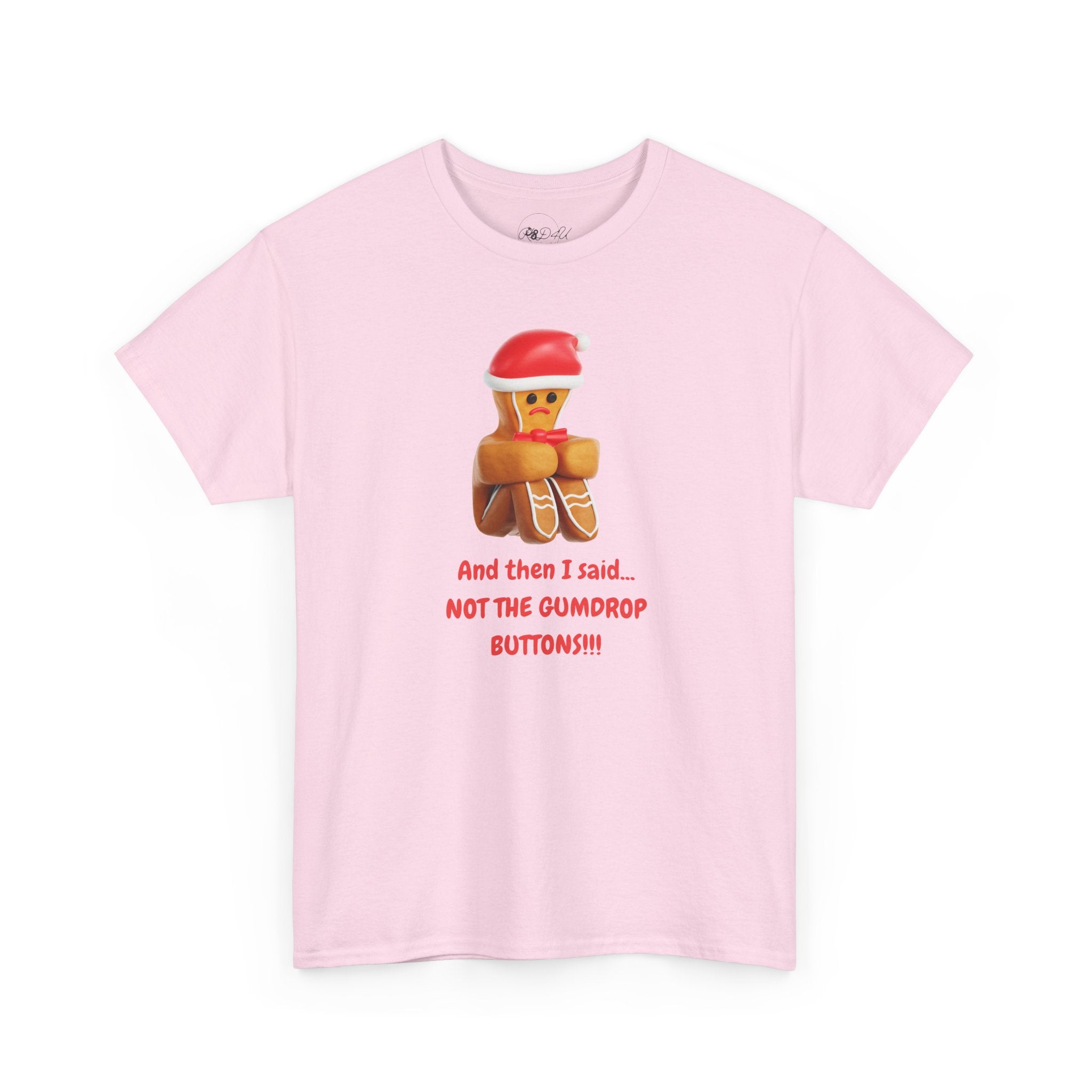 Gumdrop Button Gingerbread | Adult Unisex | Christmas T-Shirt