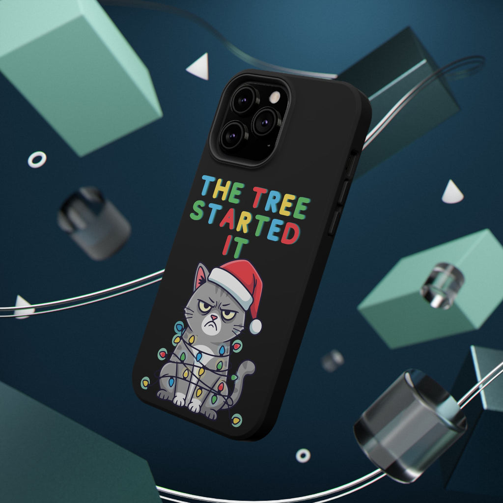 Christmas Funny Cat Case | iPhone Samsung | Christmas Phone Case