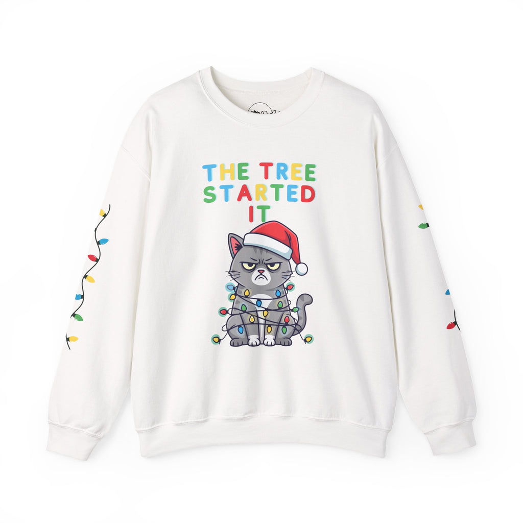 Cat Verses Tree | Adult Unisex | Christmas Sweatshirt