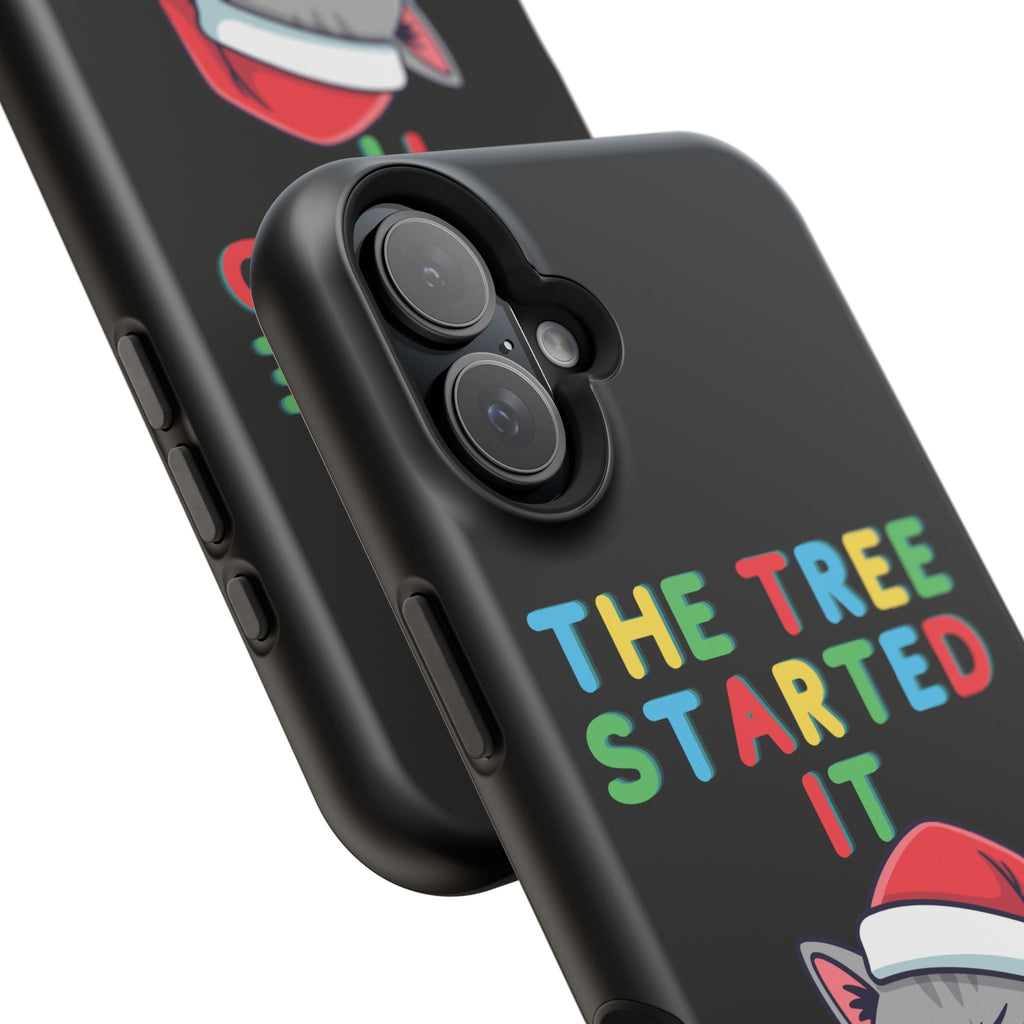 Christmas Funny Cat Case | iPhone Samsung | Christmas Phone Case