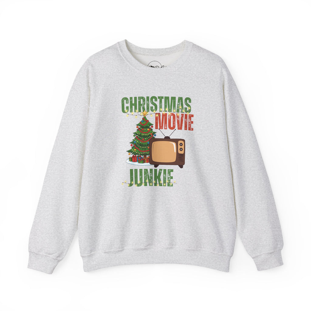 Christmas Movie Junkie | Adult Unisex | Crewneck Sweatshirt
