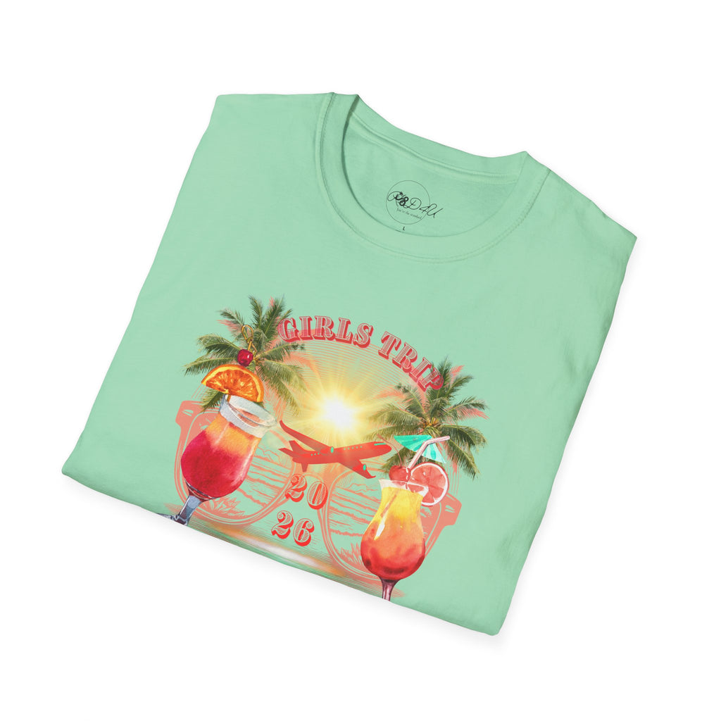 2026 Girls Tropical Trip | Adult Soft Style Unisex | Vacation T-Shirt