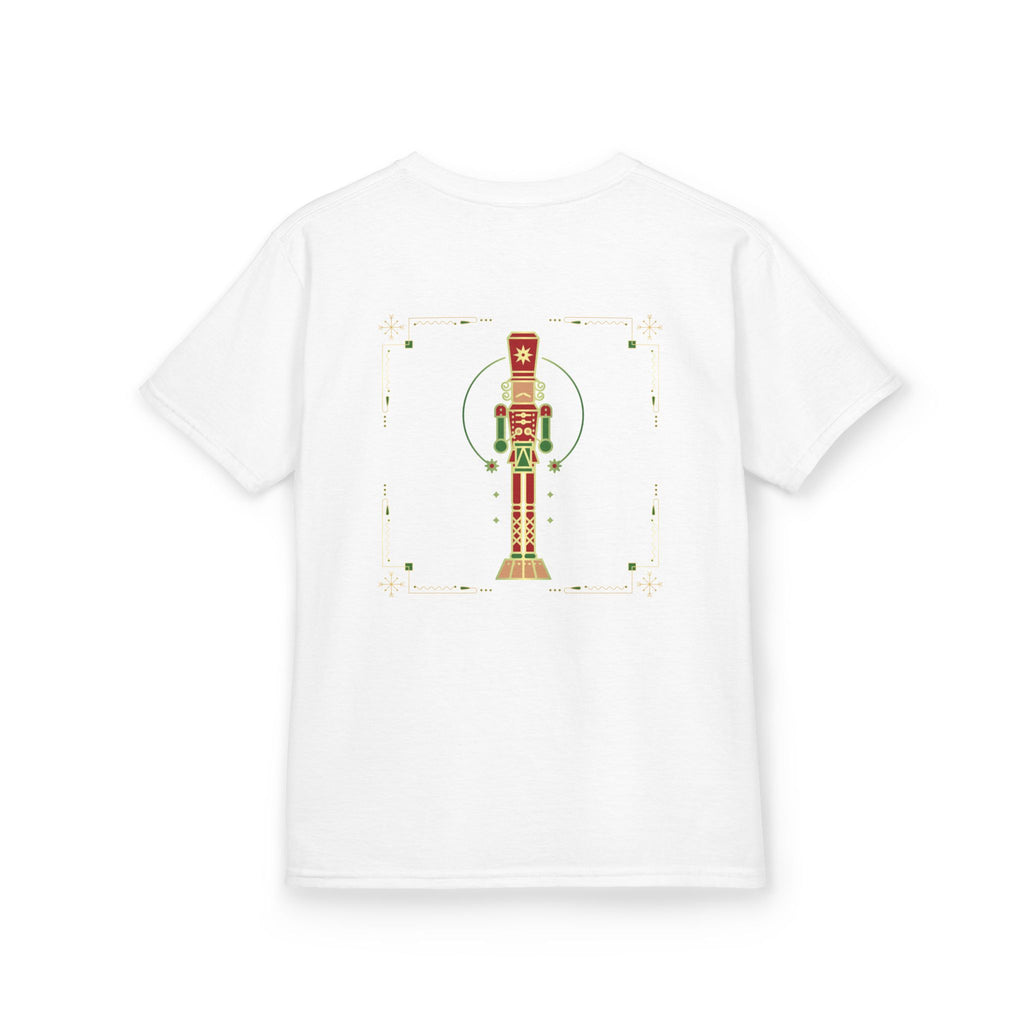 Mini The Caramel Nutcracker | Youth Unisex | Minimalist Christmas T-Shirt