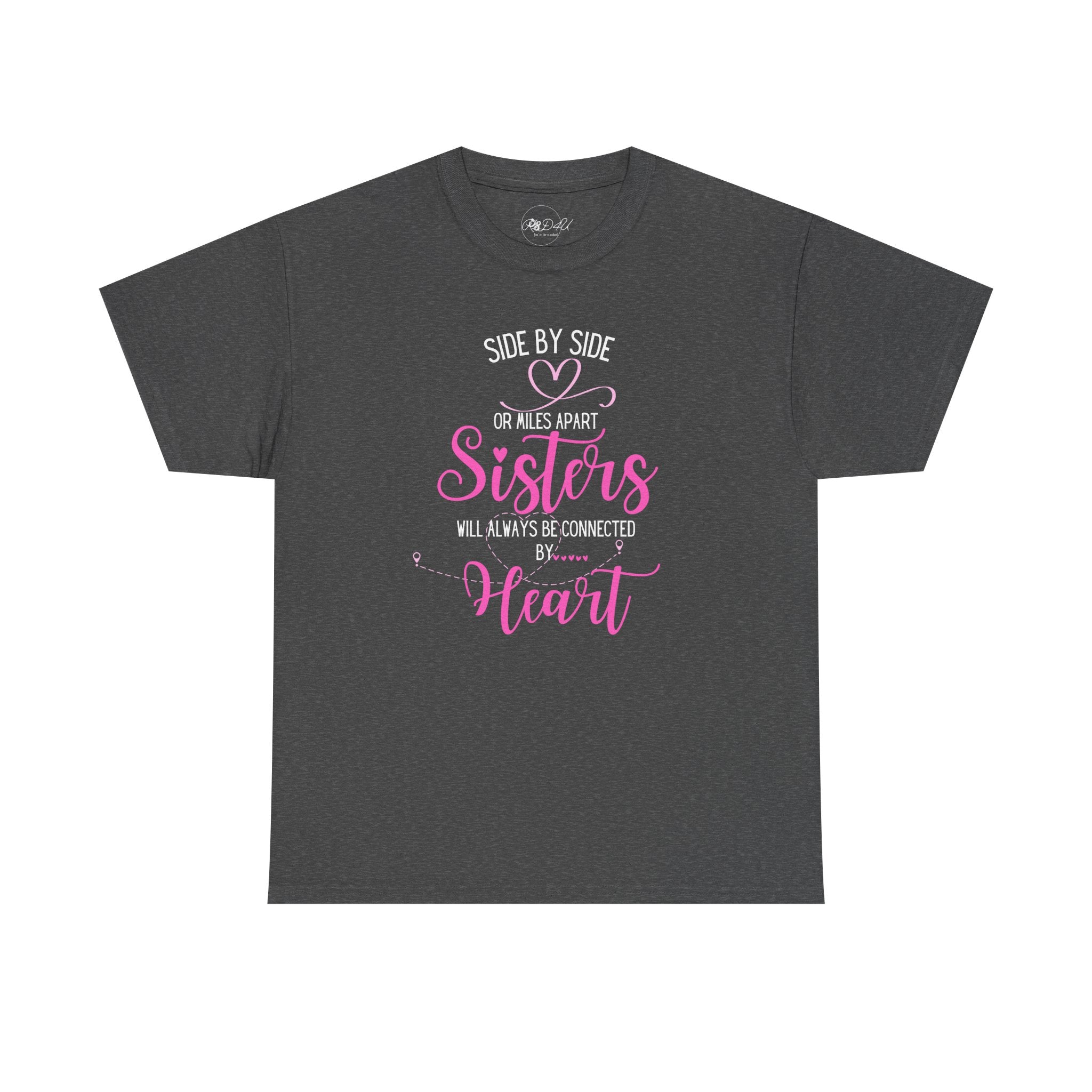 Sisters Connected - PINK | Adult Unisex Regular | Family T-Shirt