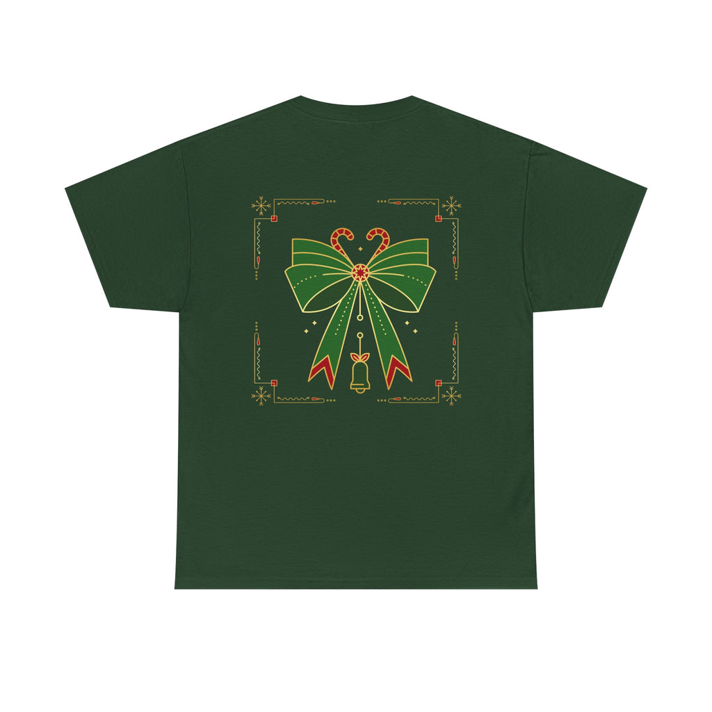 Dad The Bow | Adult Unisex | Minimalist Christmas T-Shirt