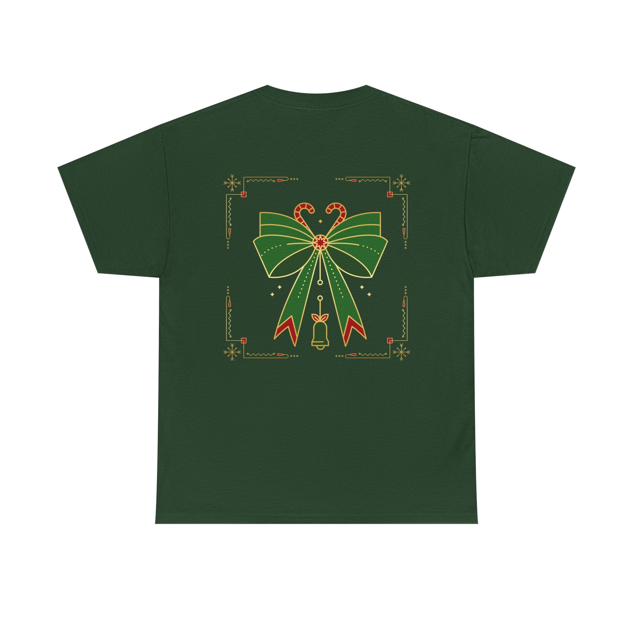 Dad The Bow | Adult Unisex | Minimalist Christmas T-Shirt