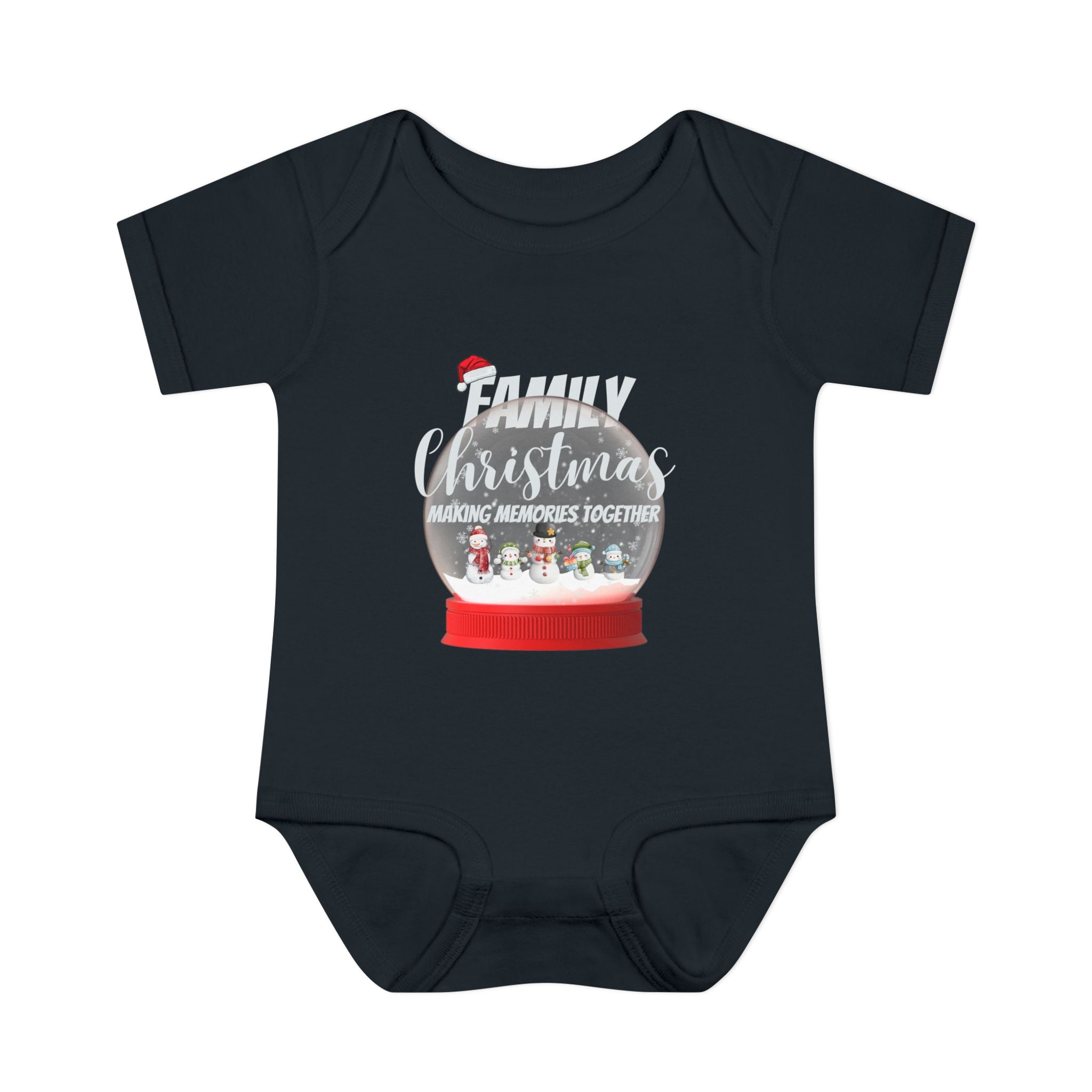 Family Christmas Snow Globe | Baby Onesie | Christmas