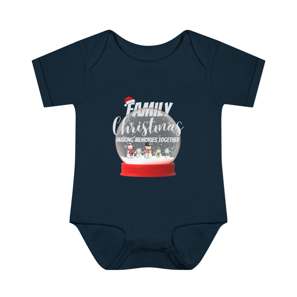 Family Christmas Snow Globe | Baby Onesie | Christmas