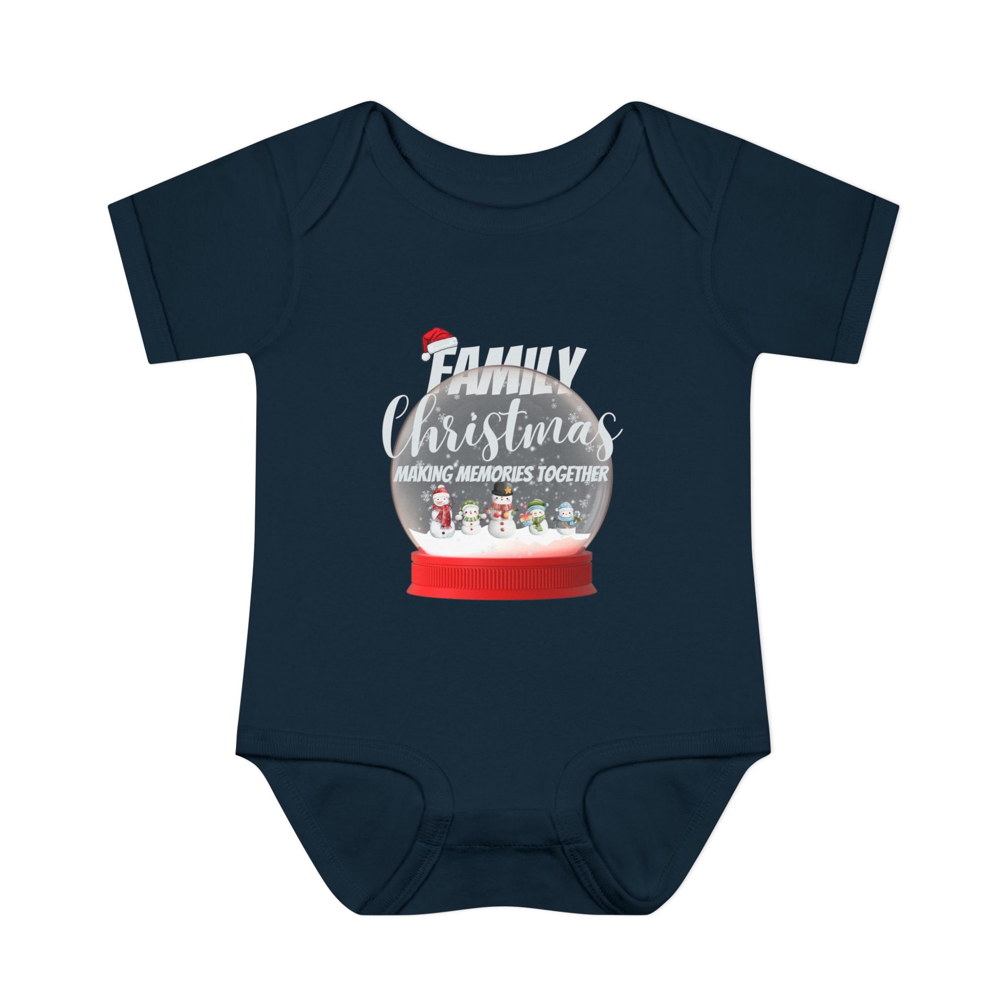 Family Christmas Snow Globe | Baby Onesie | Christmas