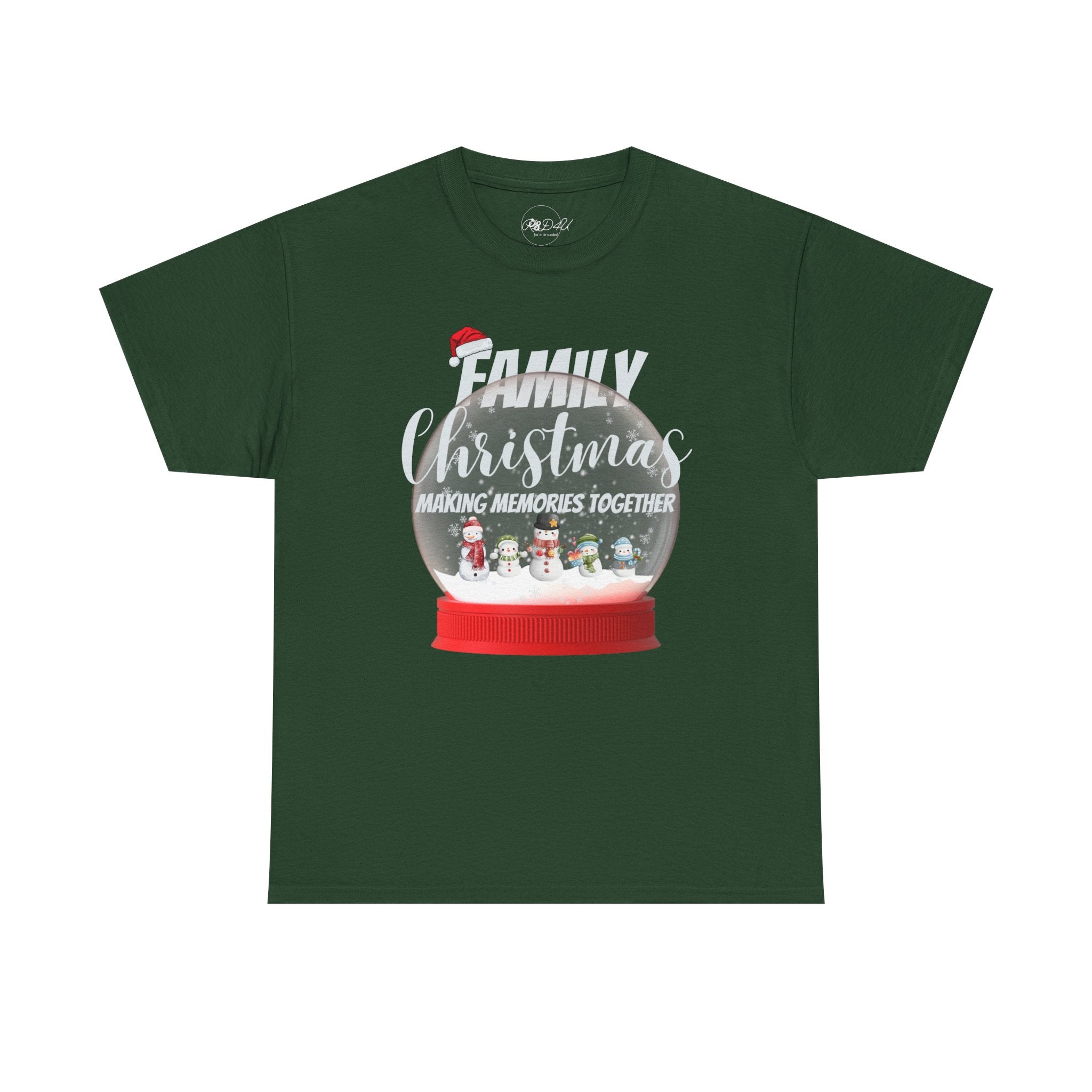 Family Christmas Snow Globe | Adult Unisex | Christmas T-Shirt