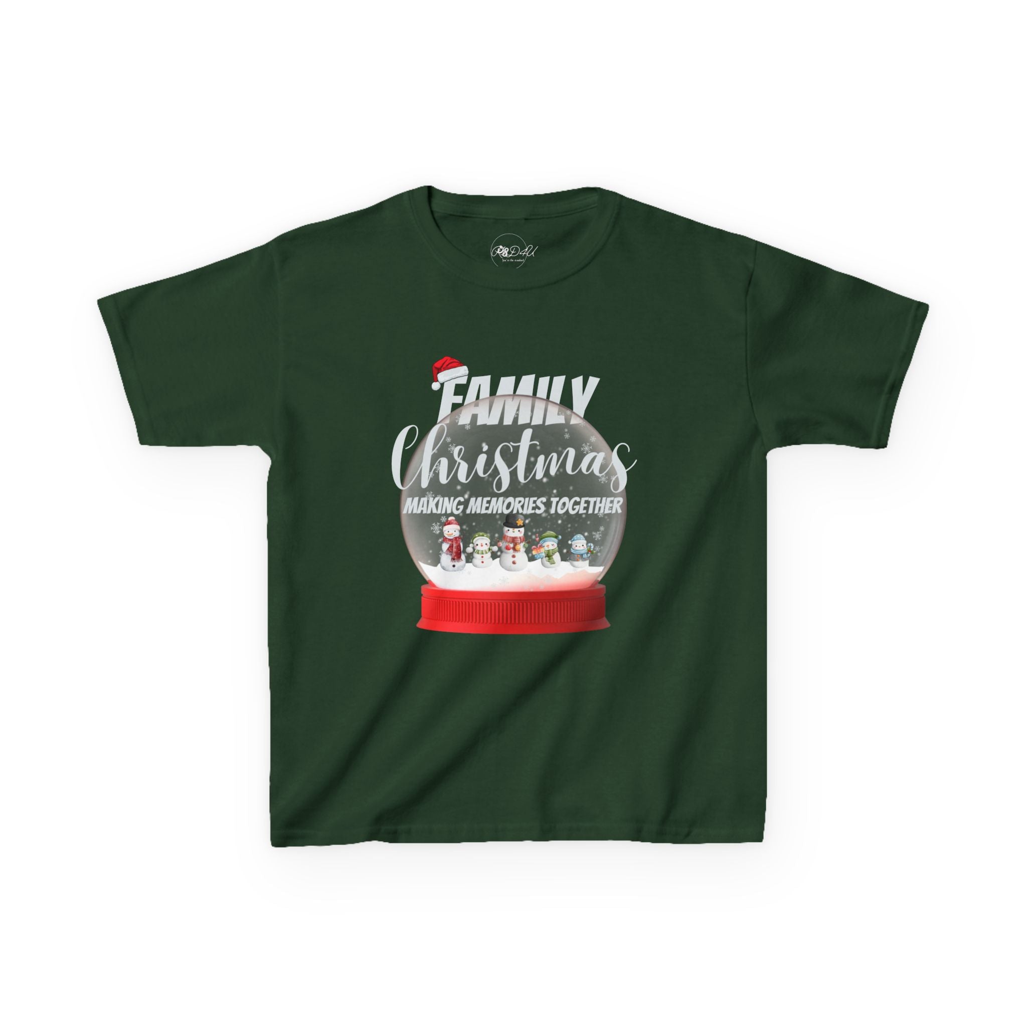 Family Christmas Snow Glabe | Youth Unisex | Christmas T-Shirt