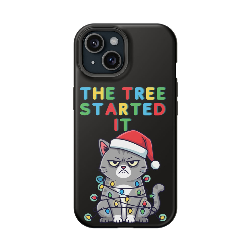 Christmas Funny Cat Case | iPhone Samsung | Christmas Phone Case
