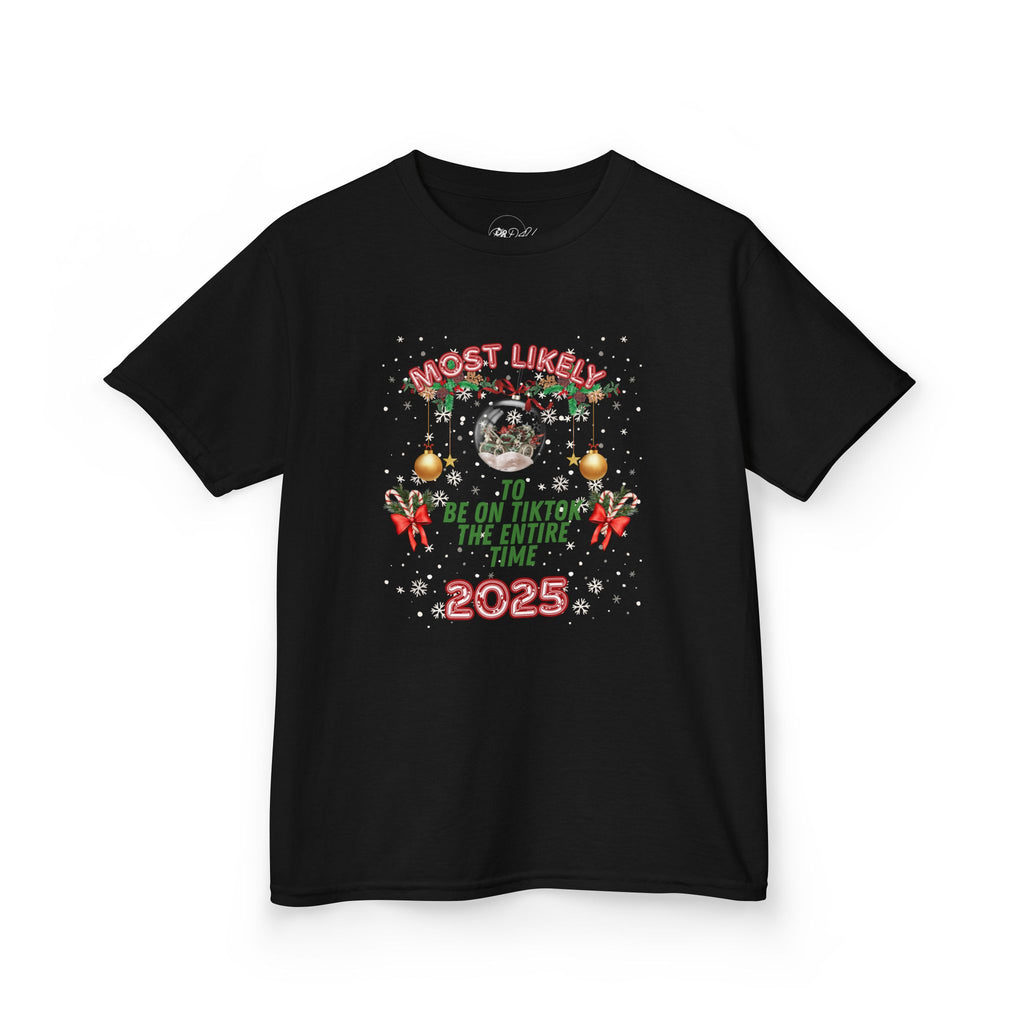 Most Likely To.. Be on Tiktok | Youth Unisex | Christmas T-Shirt