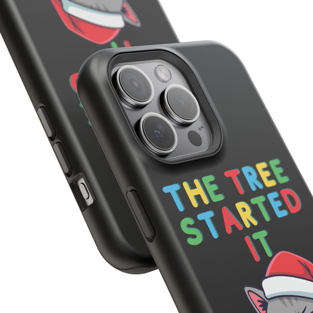 Christmas Funny Cat Case | iPhone Samsung | Christmas Phone Case