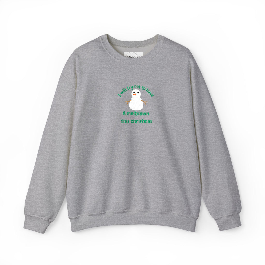 Meltdown Snowman | Adult Unisex | Christmas Sweatshirt
