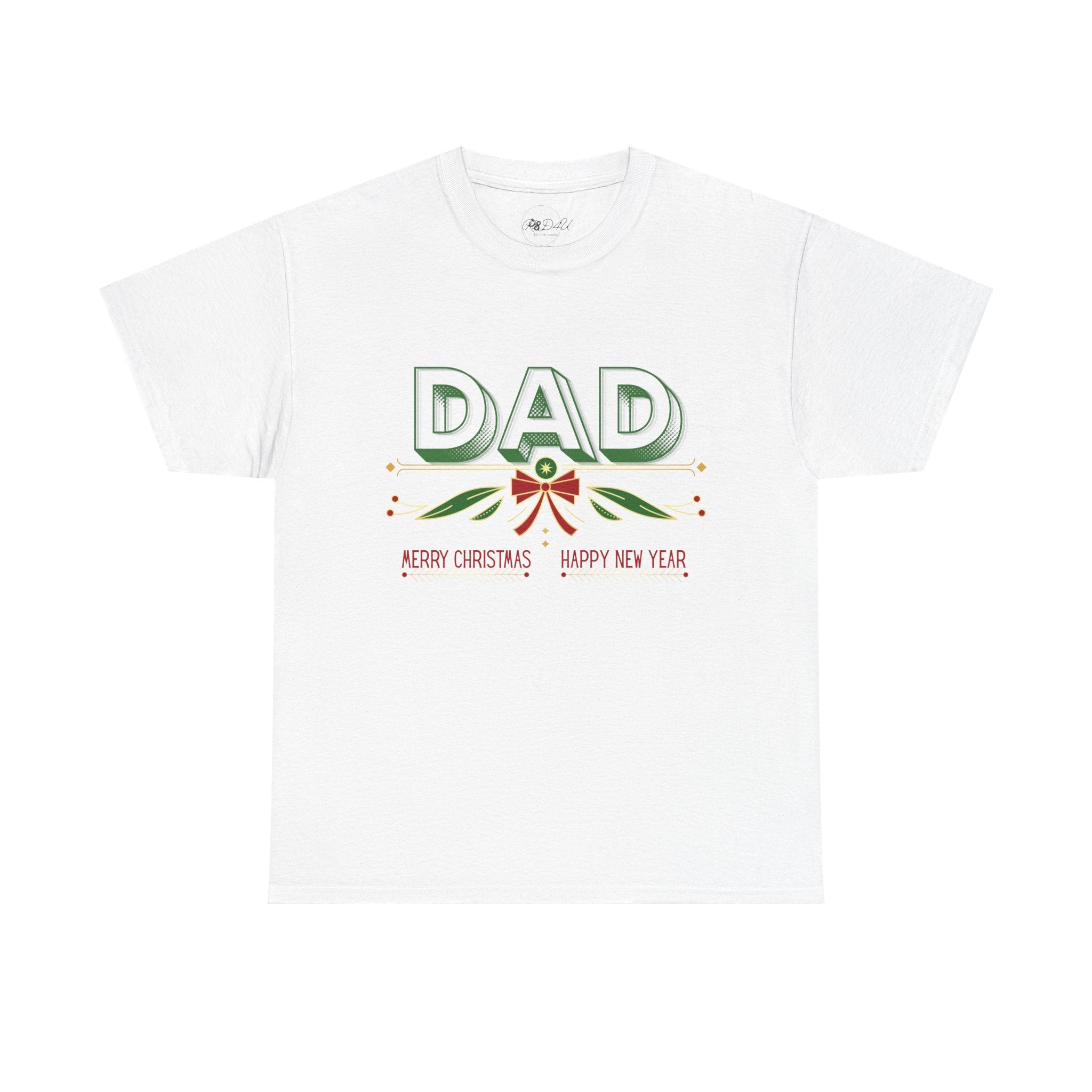 Dad The Chocolate Fairy | Adult Unisex | Minimalist Christmas T-Shirt