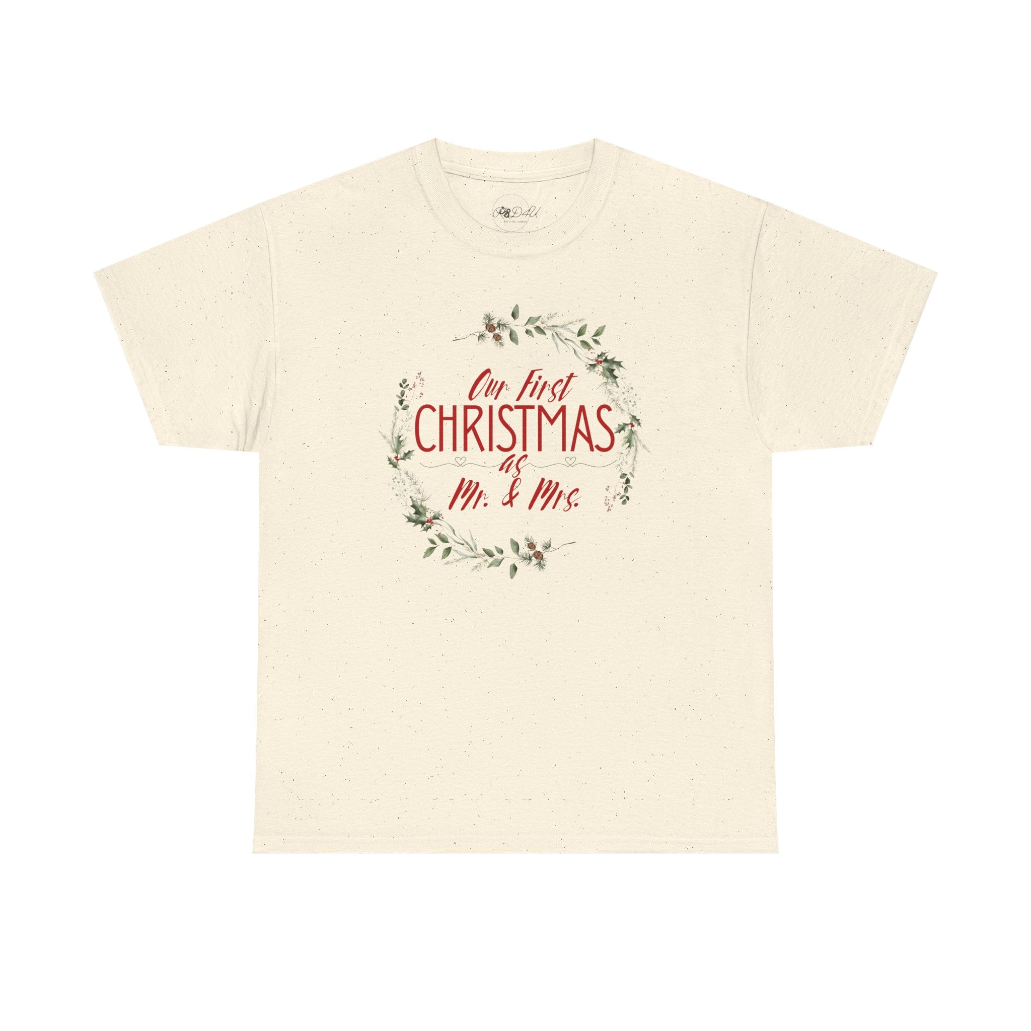 First Christmas As Mr. & Mrs. T-Shirt | Adult Unisex | Wedding T-Shirt