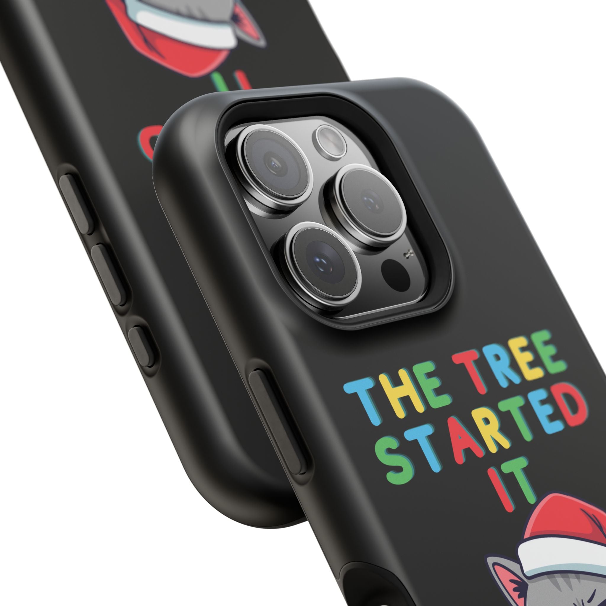 Christmas Funny Cat Case | iPhone Samsung | Christmas Phone Case