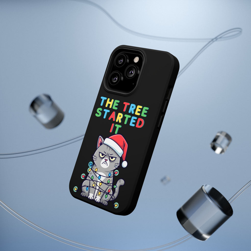Christmas Funny Cat Case | iPhone Samsung | Christmas Phone Case