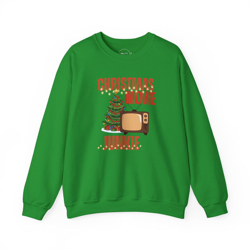 Christmas Movie Junkie | Adult Unisex | Crewneck Sweatshirt
