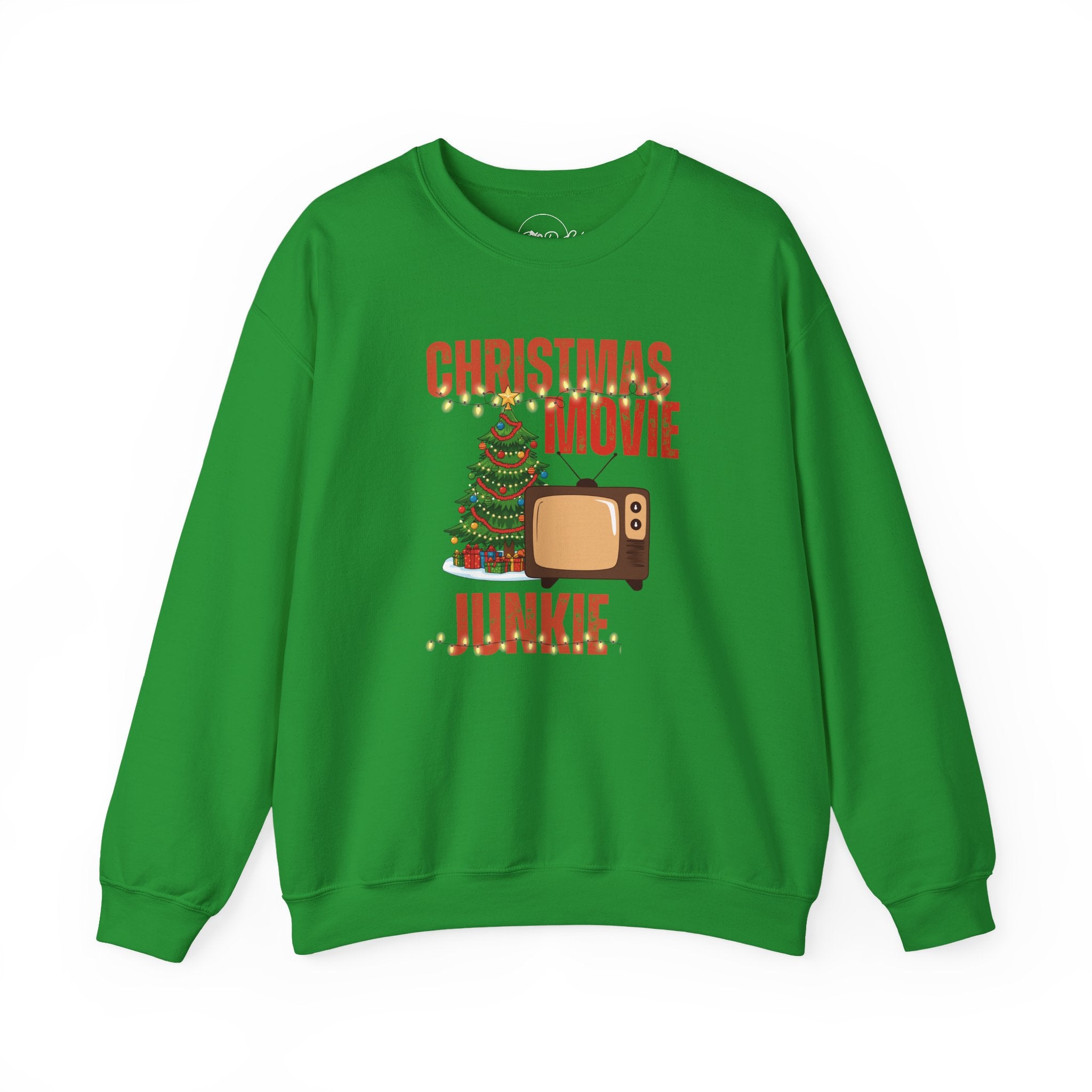 Christmas Movie Junkie | Adult Unisex | Crewneck Sweatshirt