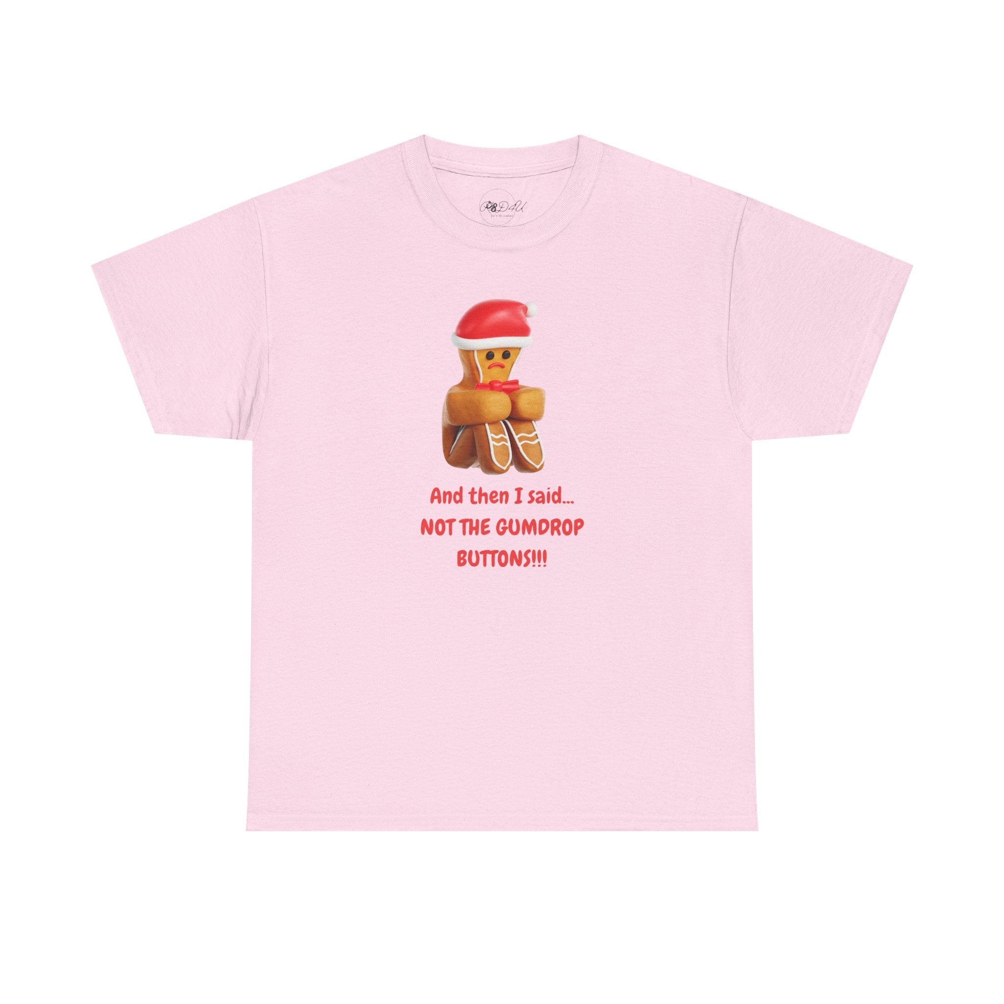 Gumdrop Button Gingerbread | Adult Unisex | Christmas T-Shirt