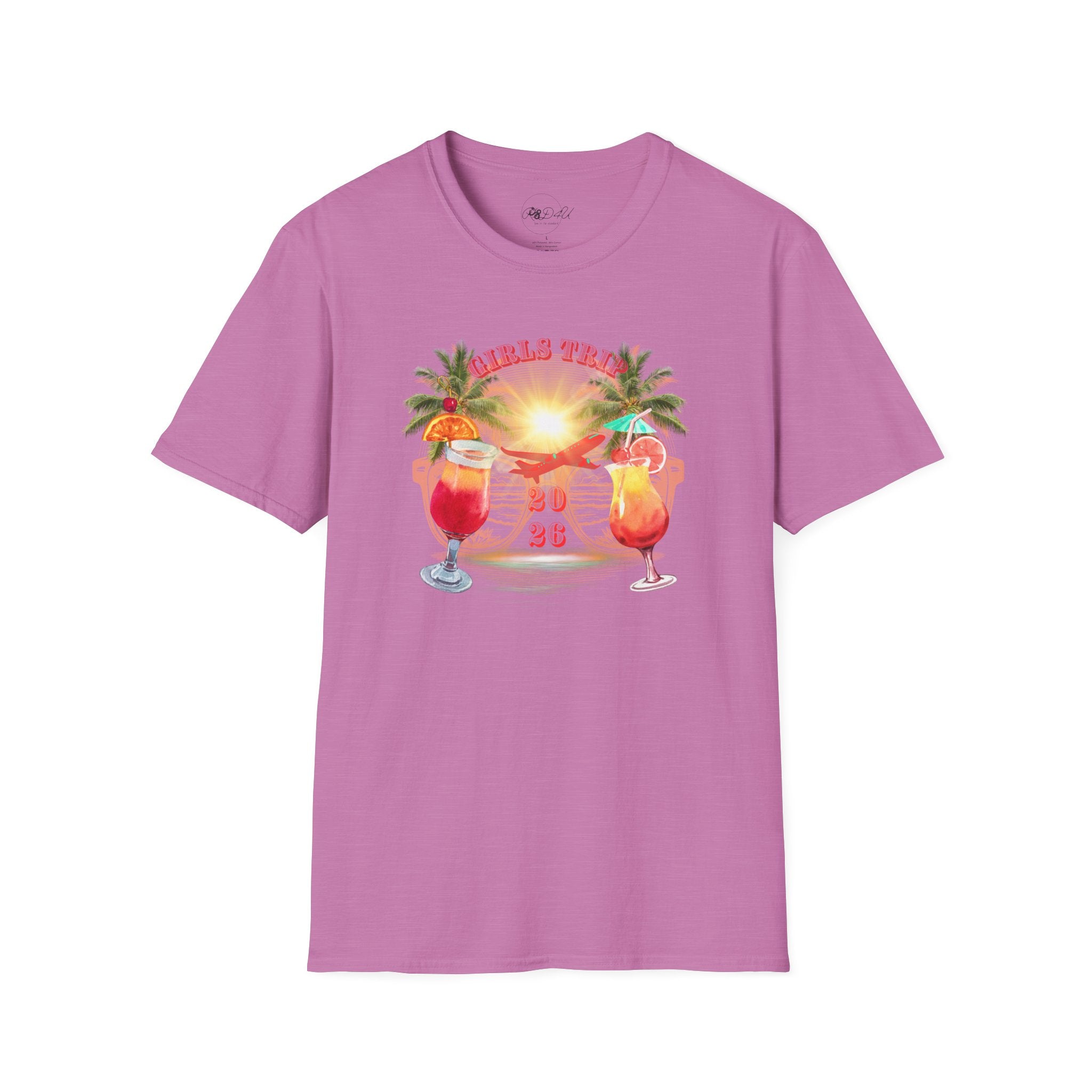 2026 Girls Tropical Trip | Adult Soft Style Unisex | Vacation T-Shirt