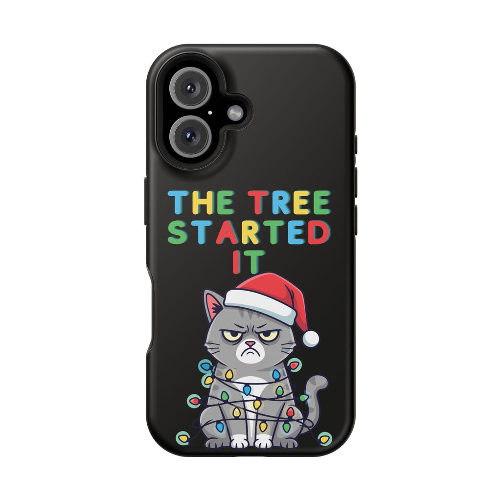 Christmas Funny Cat Case | iPhone Samsung | Christmas Phone Case