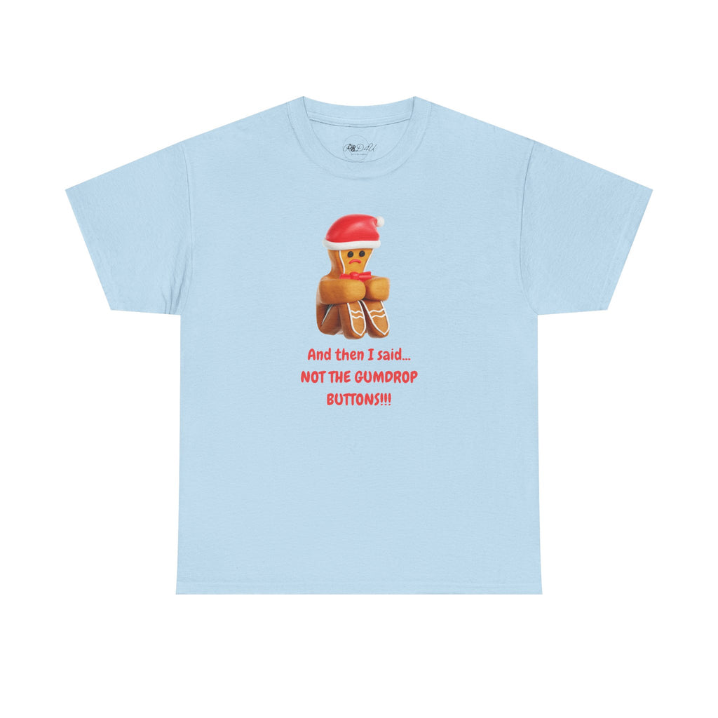 Gumdrop Button Gingerbread | Adult Unisex | Christmas T-Shirt