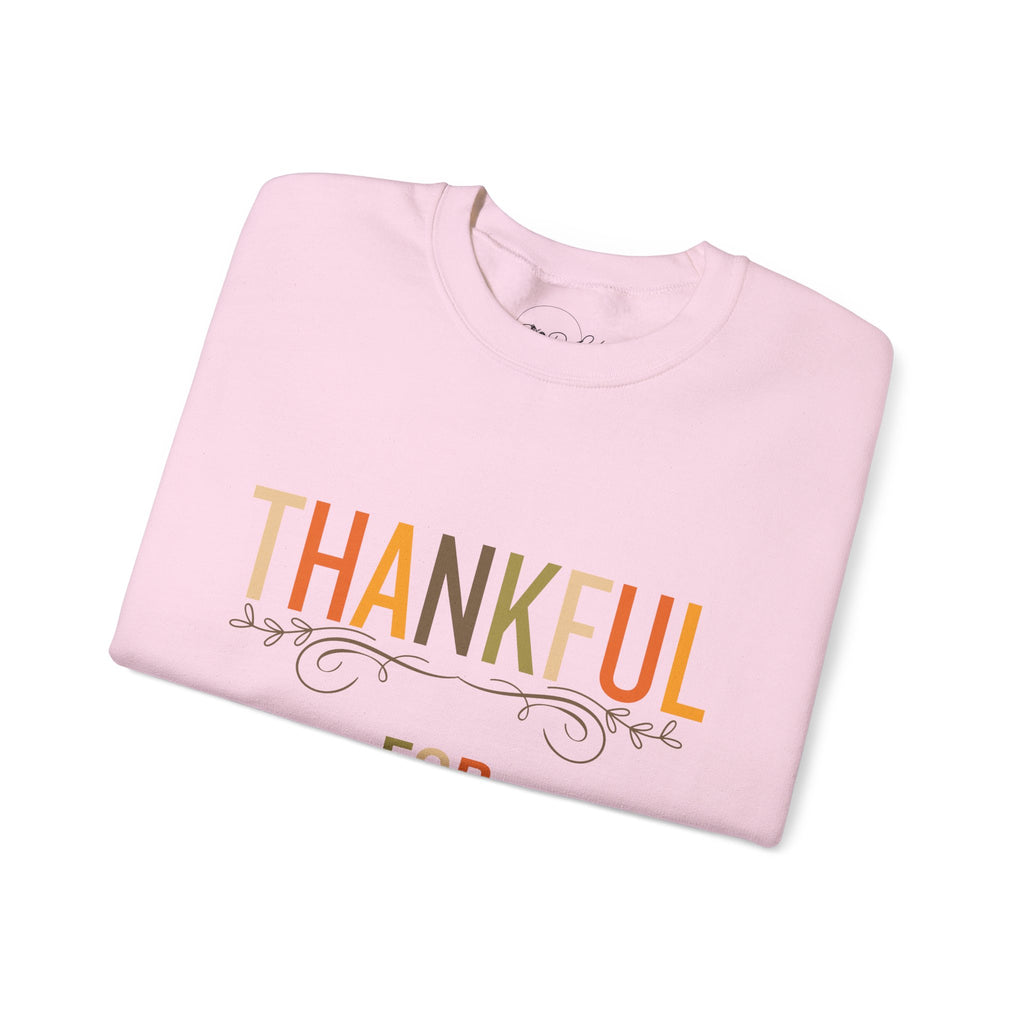Thankful for You | Thanksgiving Crewneck Sweatshirt