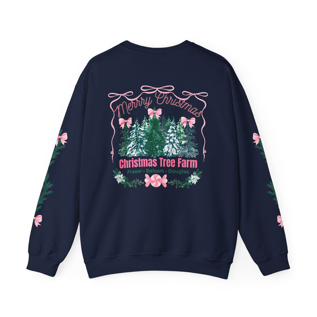 Bows On The Tree Farm | Adult Unisex | Christmas Sweatshirt