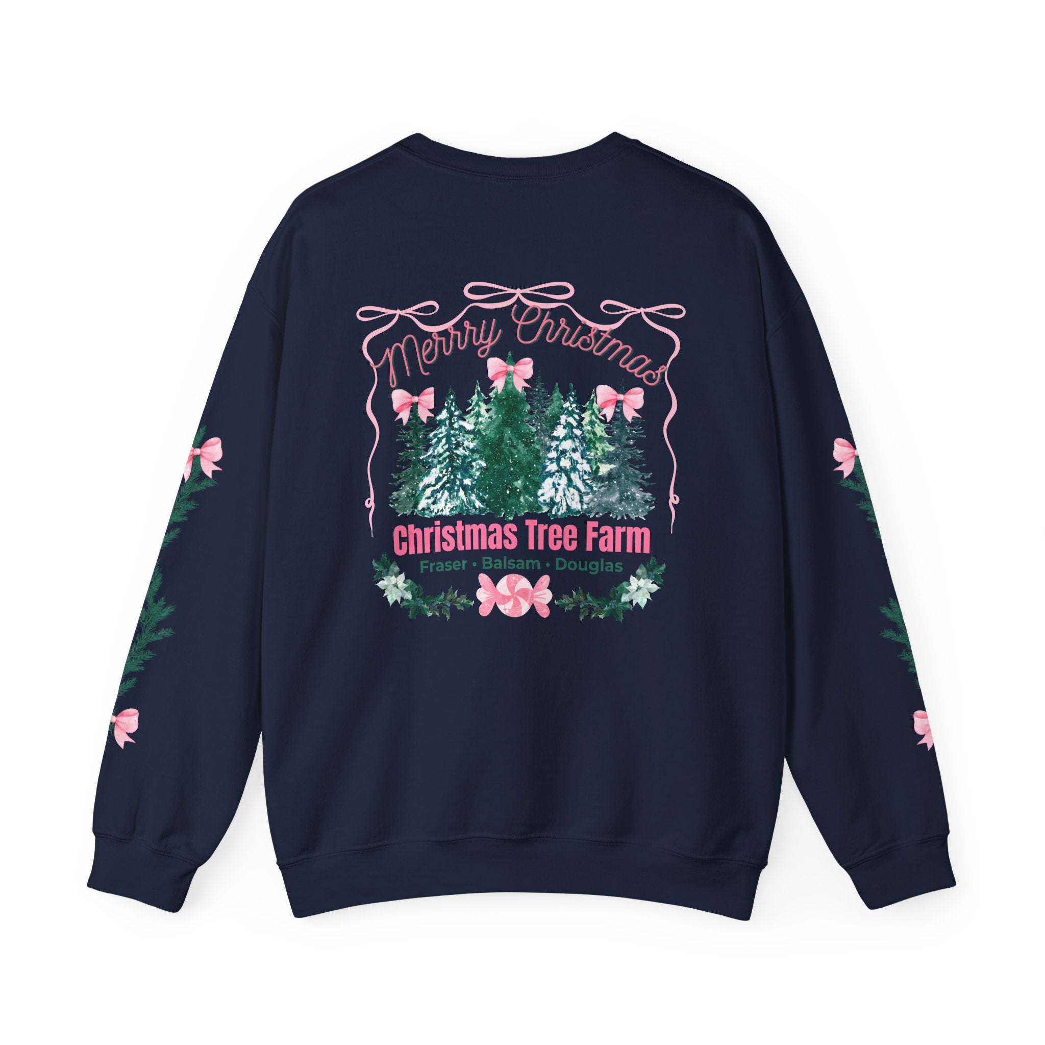 Bows On The Tree Farm | Adult Unisex | Christmas Sweatshirt