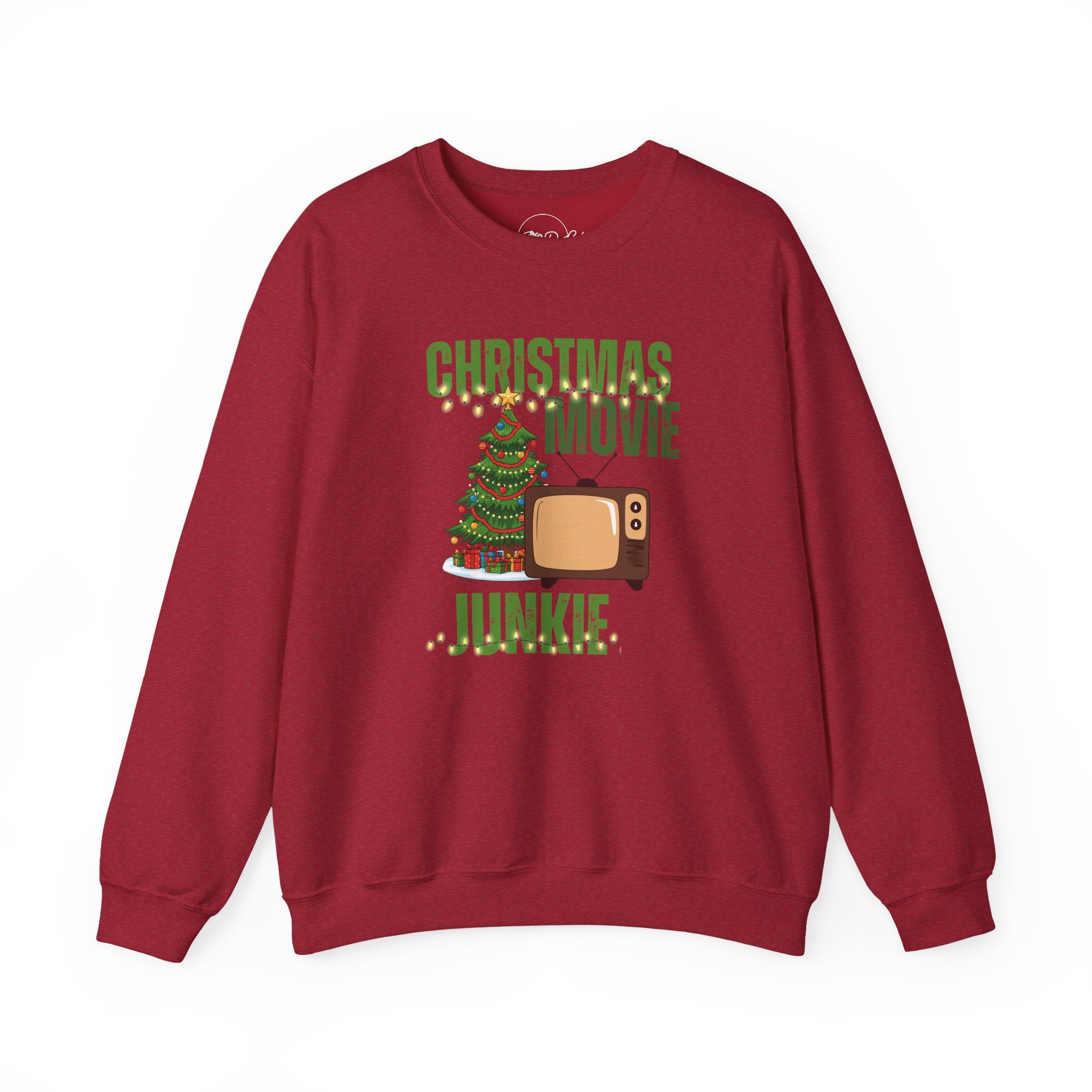 Christmas Movie Junkie | Adult Unisex | Crewneck Sweatshirt
